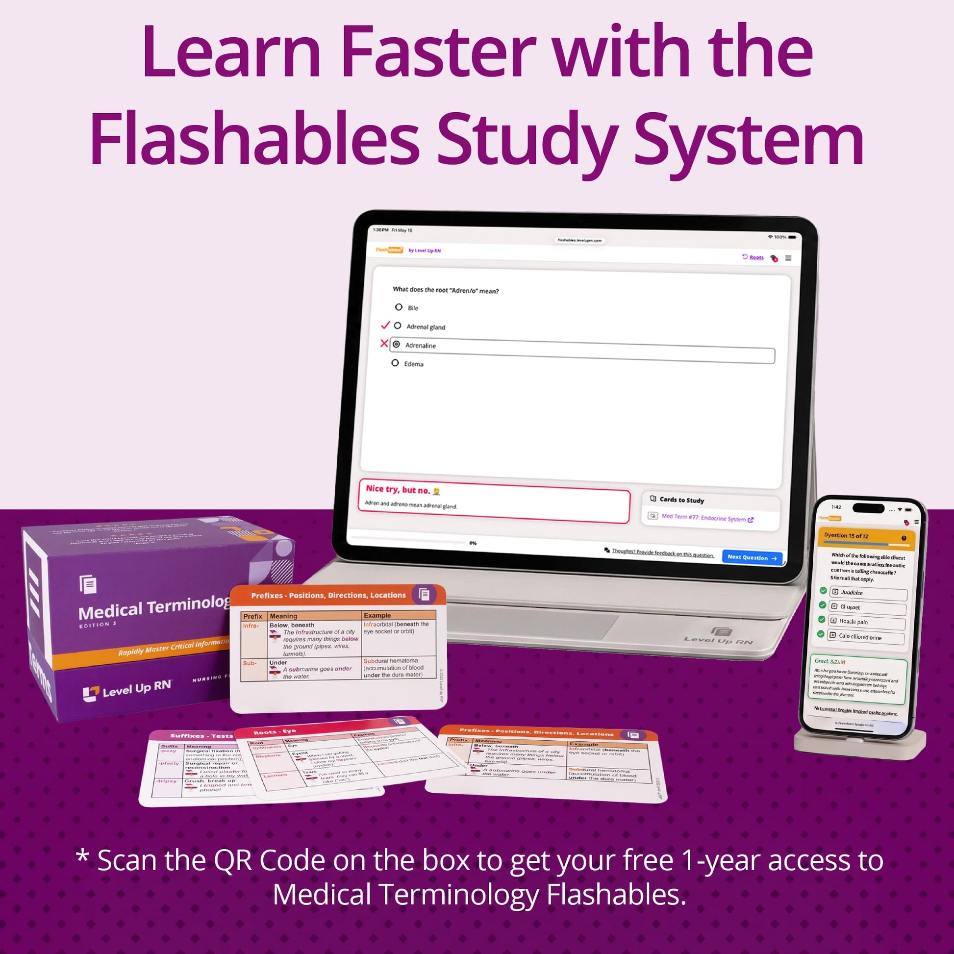 Nursing School Essentials Medical Terminology Flash Cards