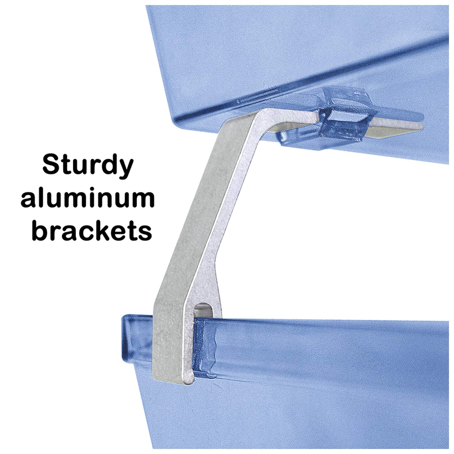 Acrimet Facility 2 Tier Letter Tray, Side Load, Letter Size/A4, Desktop File Organizer, Plastic