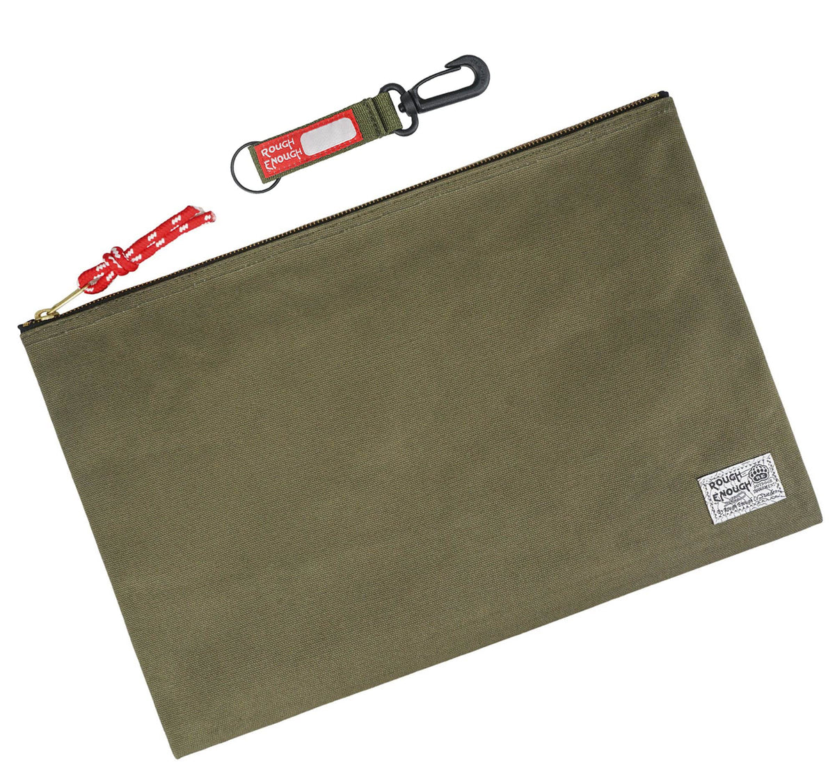 Rough Enough Important Document Storage, File Folder Organizer Pouch Green