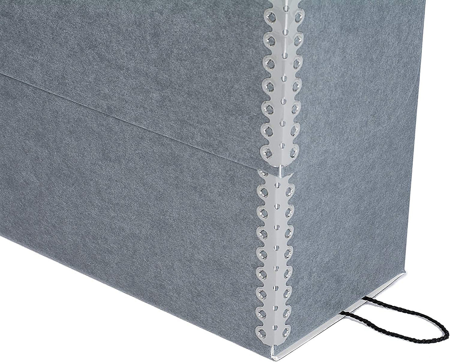 Lineco Archival Document Storage Box, Gray, 12.5" x 10.5" x 5"