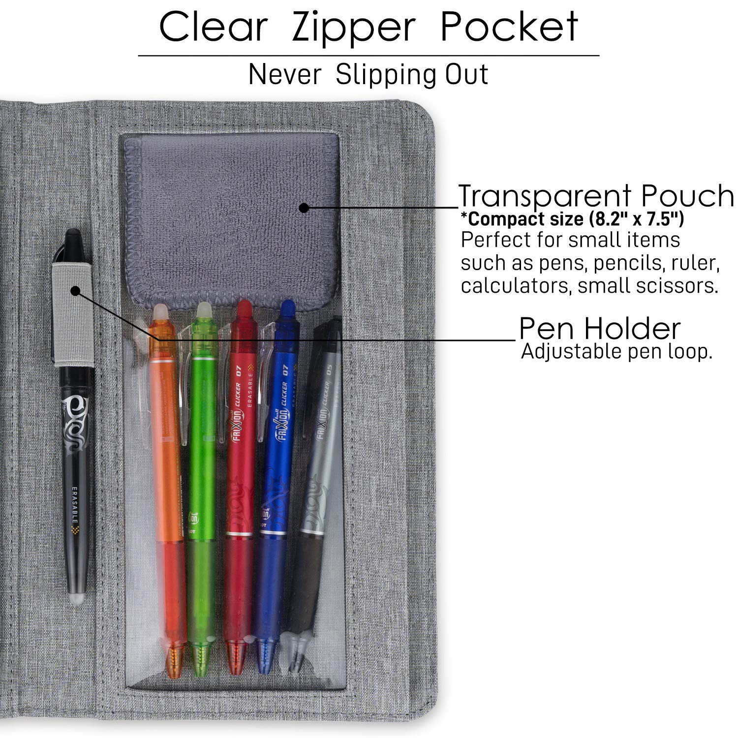 Kaitiaki Folio Cover Compatible with Rocketbook Fusion, Everlast, Wave, Multi Organizer with Pen