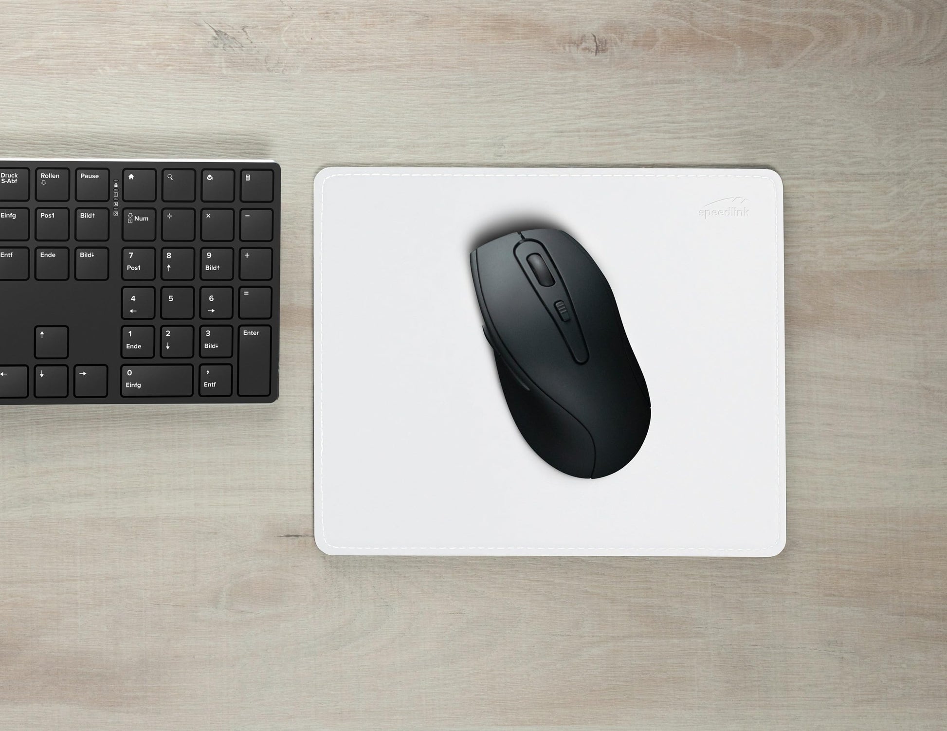 Speedlink Notary Soft Touch Mousepad - Mouse pad in Leather Look for Office/Home Office (Soft