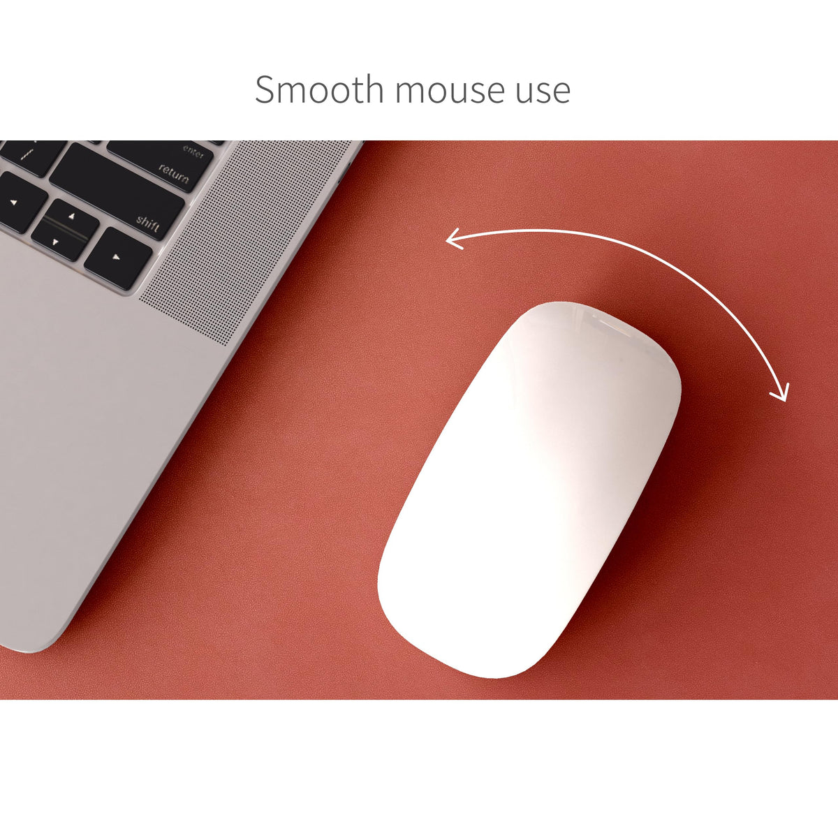 RENMTURE Dual-Sided Large Desk Pad, Faux Leather Natural Cork Mouse pad, Desk Accessories