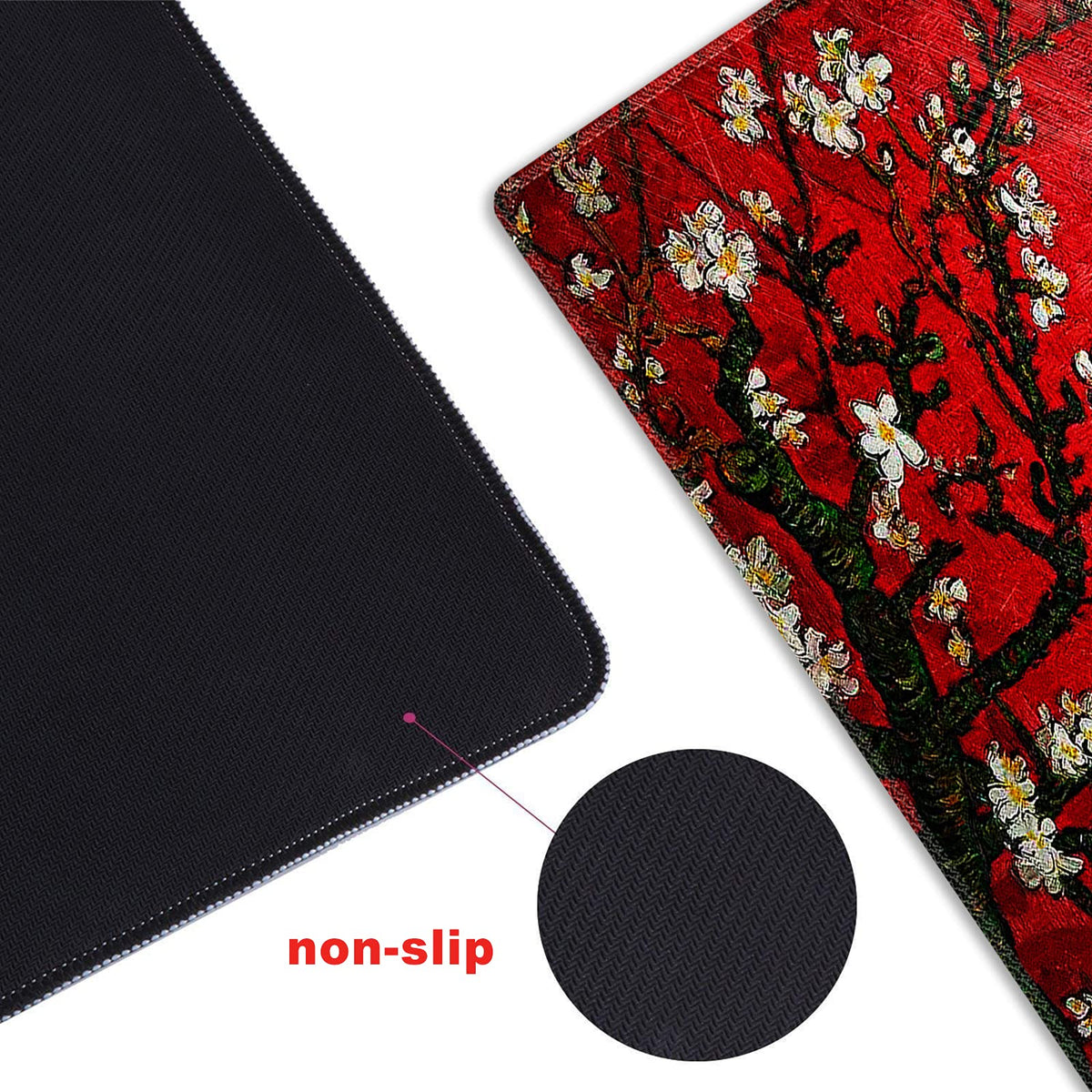 Extended Gaming Mouse Pad XXL ArtSo Large Keyboard Mat Long Mousepad Desk Decor Writing Pad Non