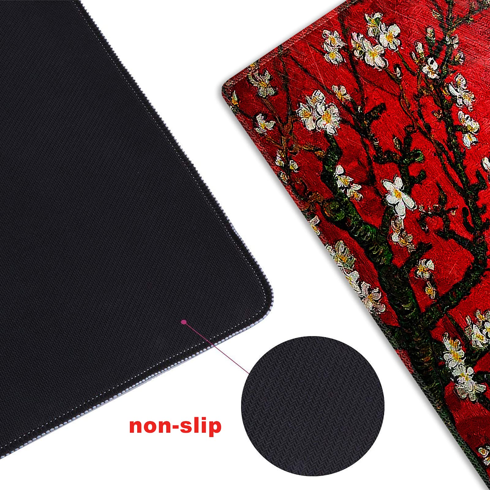 Extended Gaming Mouse Pad XXL ArtSo Large Keyboard Mat Long Mousepad Desk Decor Writing Pad Non