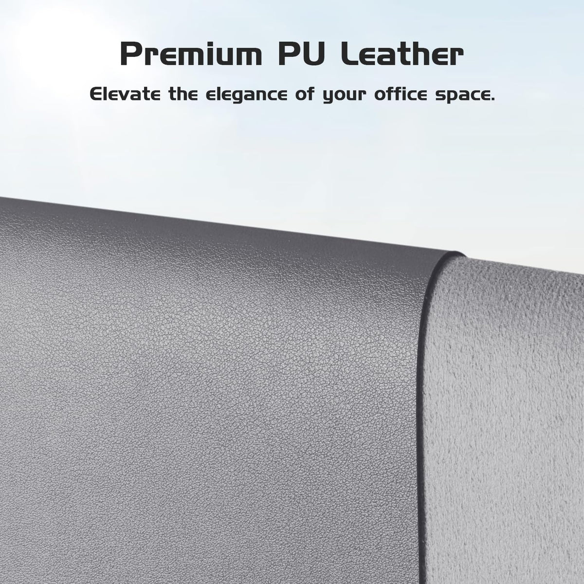 Aothia Leather Desk Pad Protector, Office Desk Mat, Large Mouse Pad, Laptop Desk Pad, Non-Slip PU