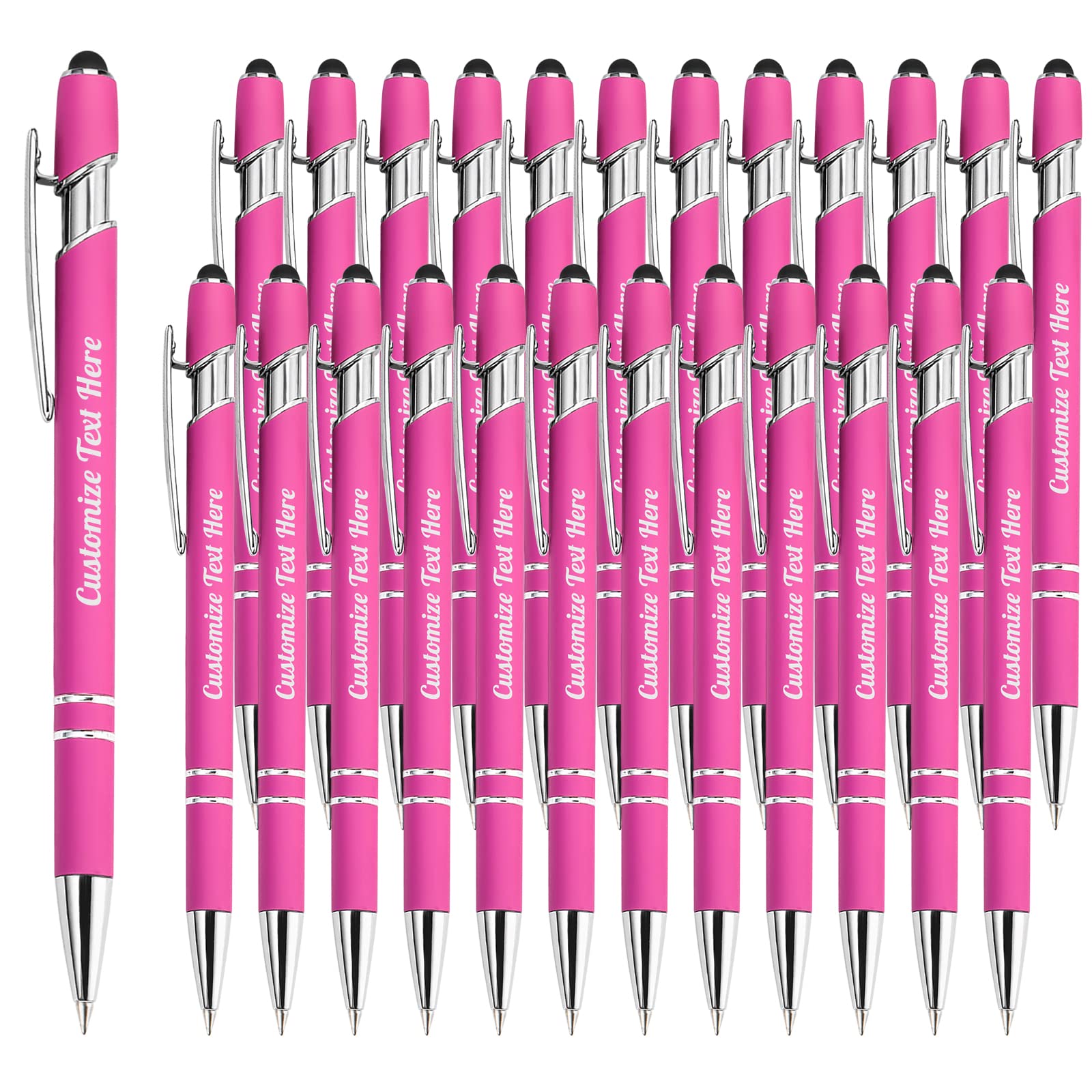 Up to 500 Personalized Pens Bulk Custom Ballpoint Pens with Business Name Message Logo, Customized