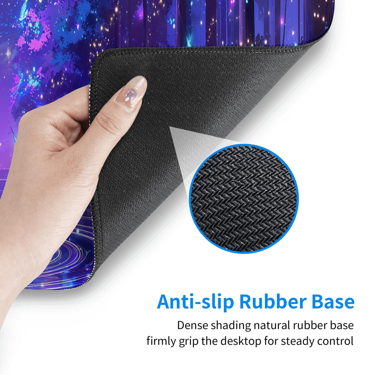 Butterfly Mouse Pad Extended Large Gaming Mouse Pad XL Stitched Edges for Gamer Home Office 31.5 X