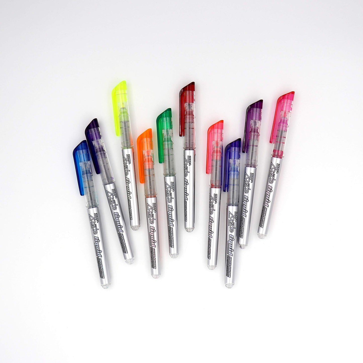 Zebra Zazzle Liquid Ink Highlighter, Chisel Tip, Pink, 12-Count