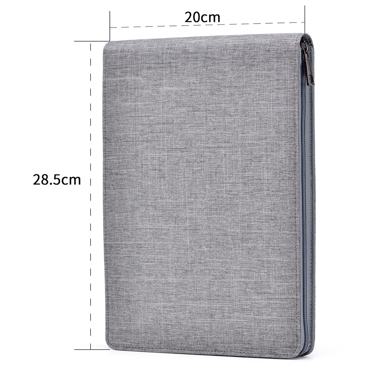 Asvine 24 Fountain Pen Case Gray Organizer Bag - Premium Waterproof Canvas Pen Display Holder