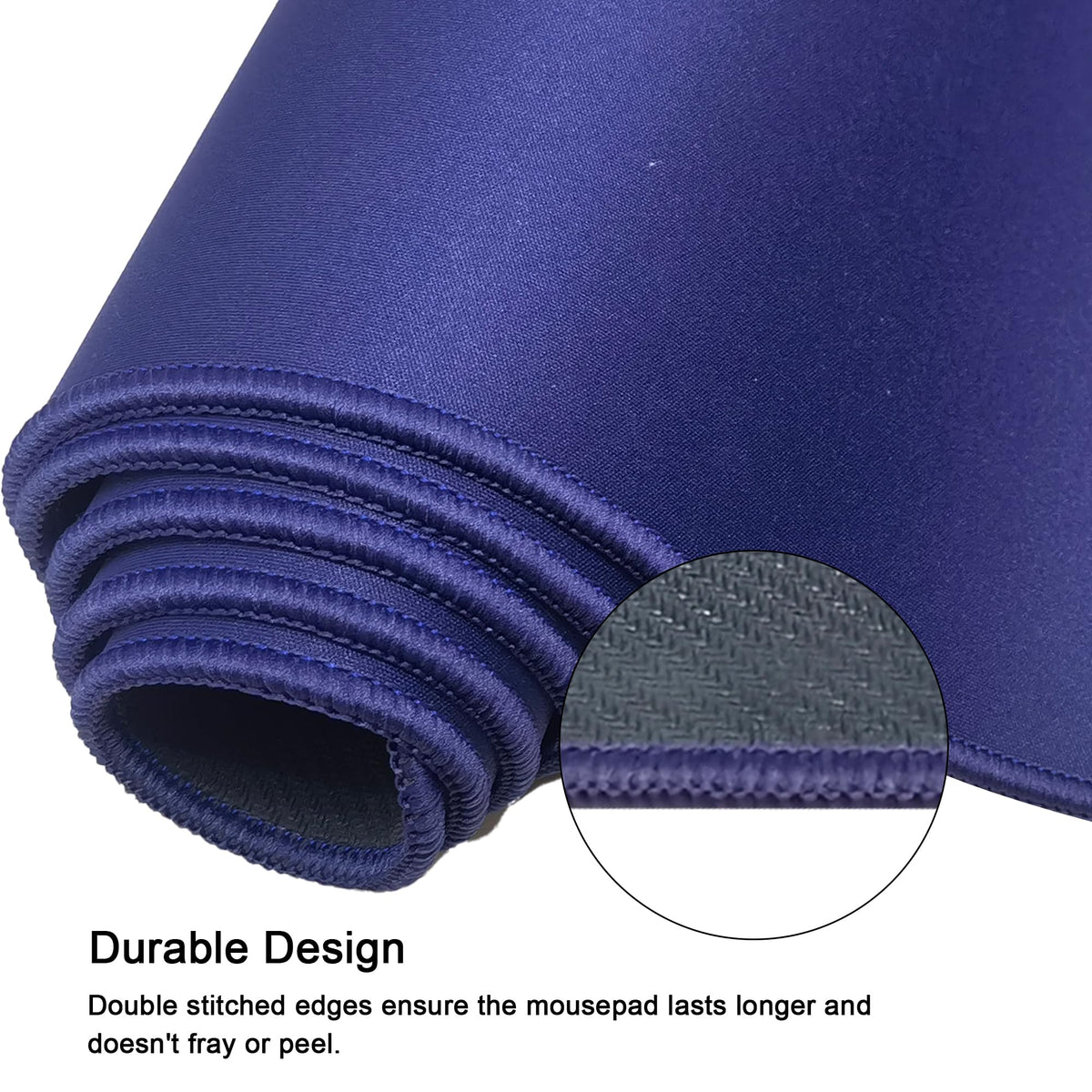 ICONIC - PRO PC GEAR 3XL Extended Gaming Mouse Pad/Mat 46"x20"(Navy Blue) - Large & Wide Desk Cloth