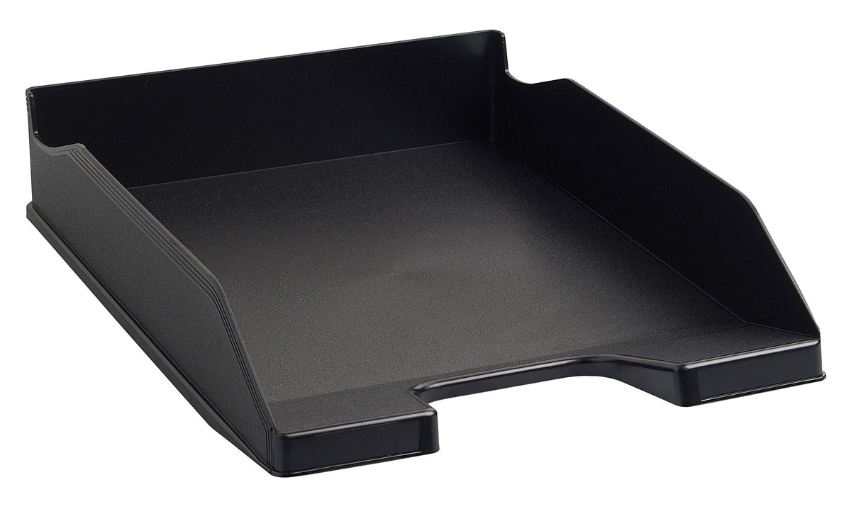 Exacompta - Ref 113014D - ECOBlack Letter Tray Combo Midi - 347 x 255 x 65mm in Size, Suitable for