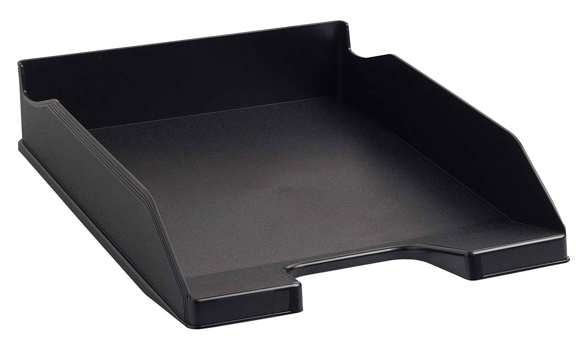 Exacompta - Ref 113014D - ECOBlack Letter Tray Combo Midi - 347 x 255 x 65mm in Size, Suitable for
