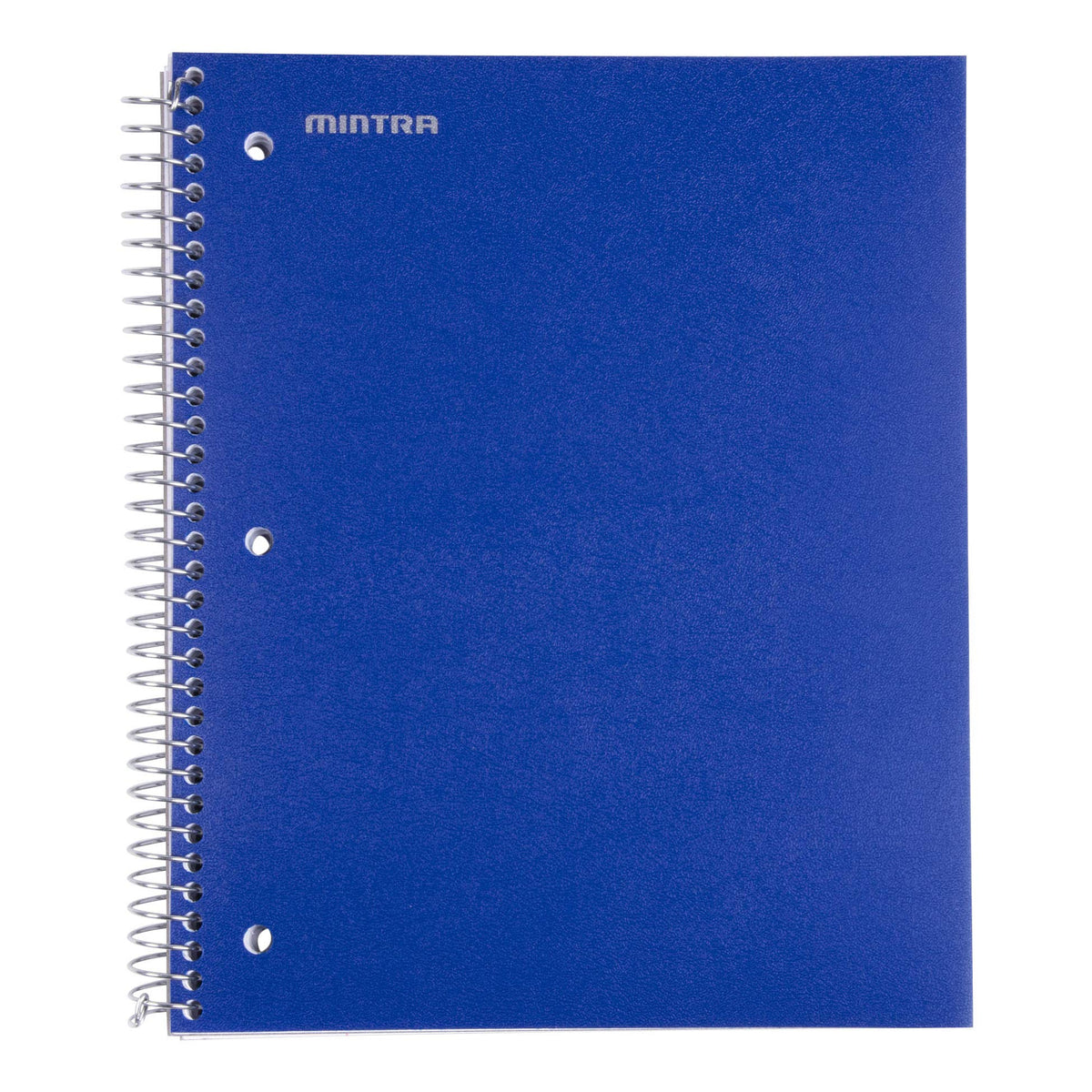Mintra Office Durable Spiral Notebooks, 3 Subject (Blue, College Ruled 2pk)