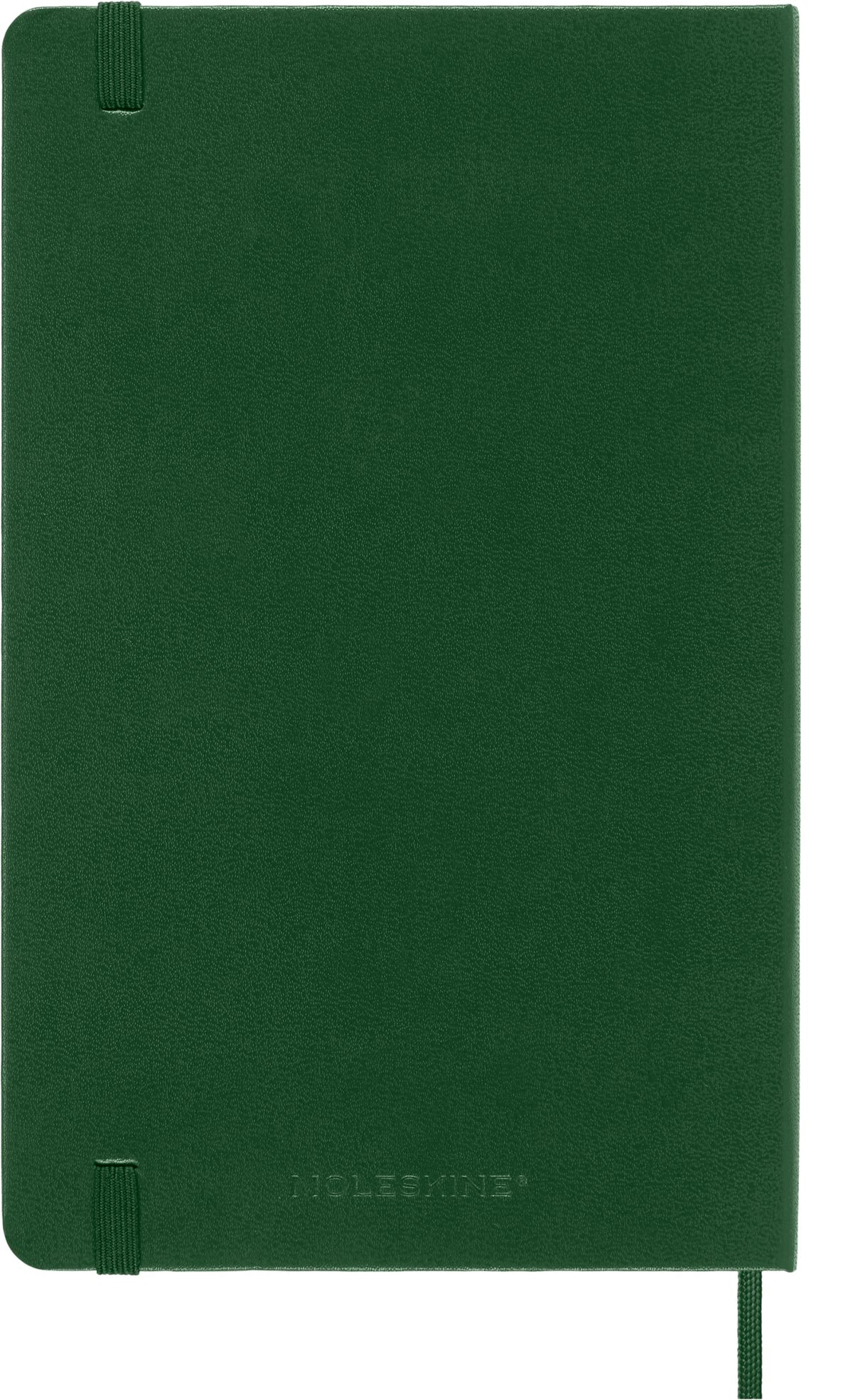 Moleskine Notebook, Large, Squared, Myrtle Green, Hard (5 x 8.25)