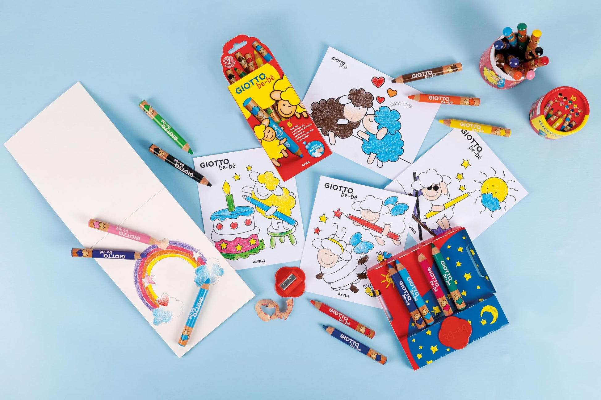 Giotto Bebe' Pencils 12 Pcs