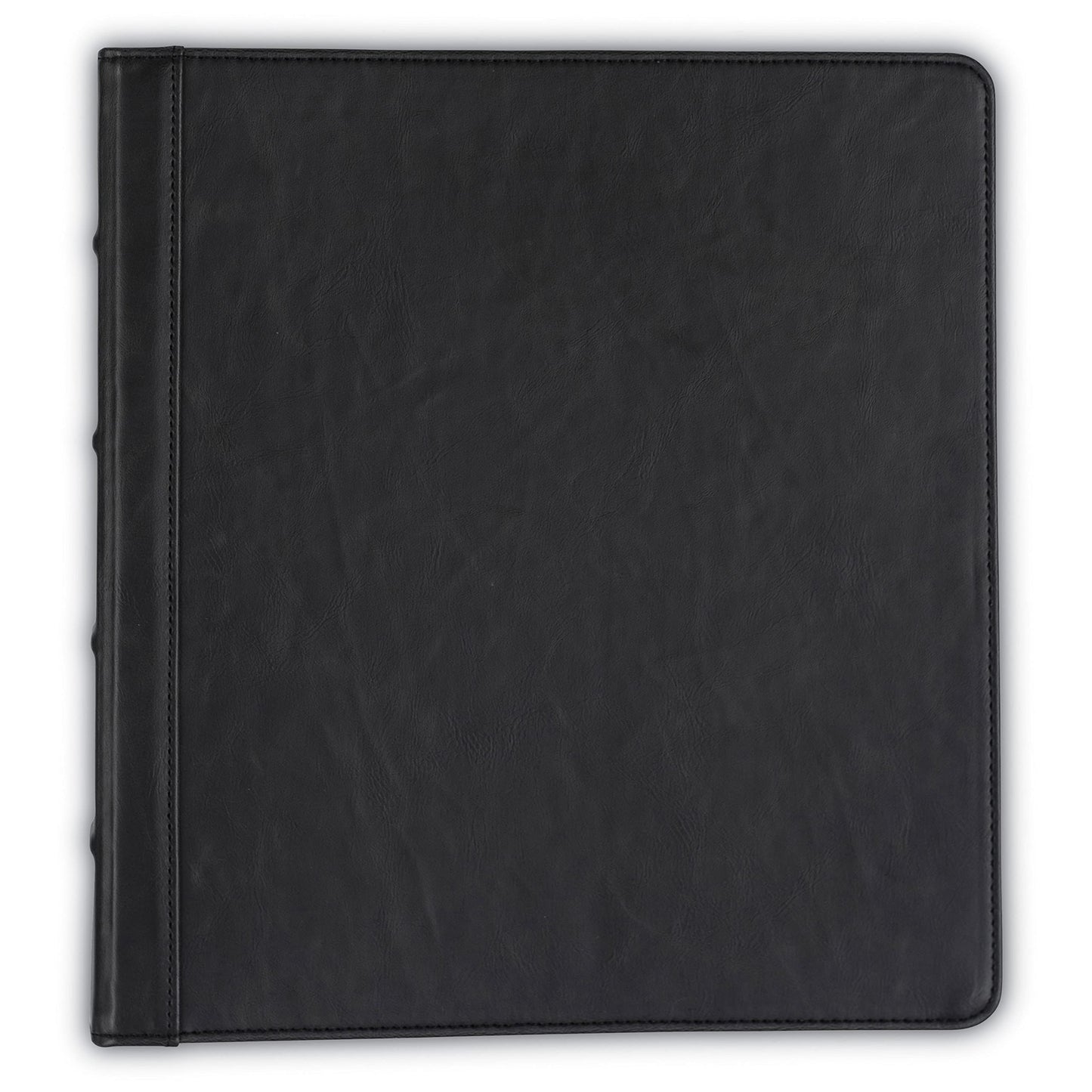 Samsill Vintage Faux Leather 3 Ring Binder, 1.5 Inch Round Ring, Full Size Binder for 8.5 x 11