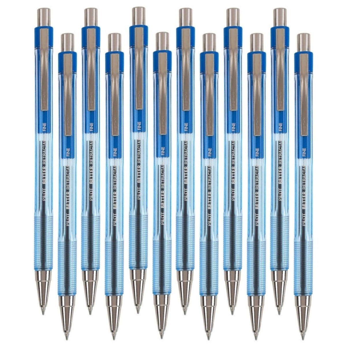 Pilot Better Retractable Ballpoint Pen , Blue Fine Point, 12-Count (30001)