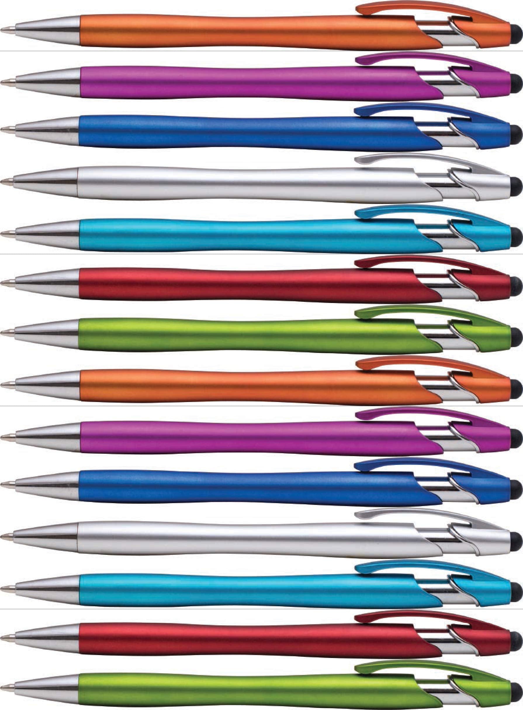 ExpressDesigns™ - The Beemer Ballpoint Pen w/Stylus Tip, Custom Personalized Black writing ink