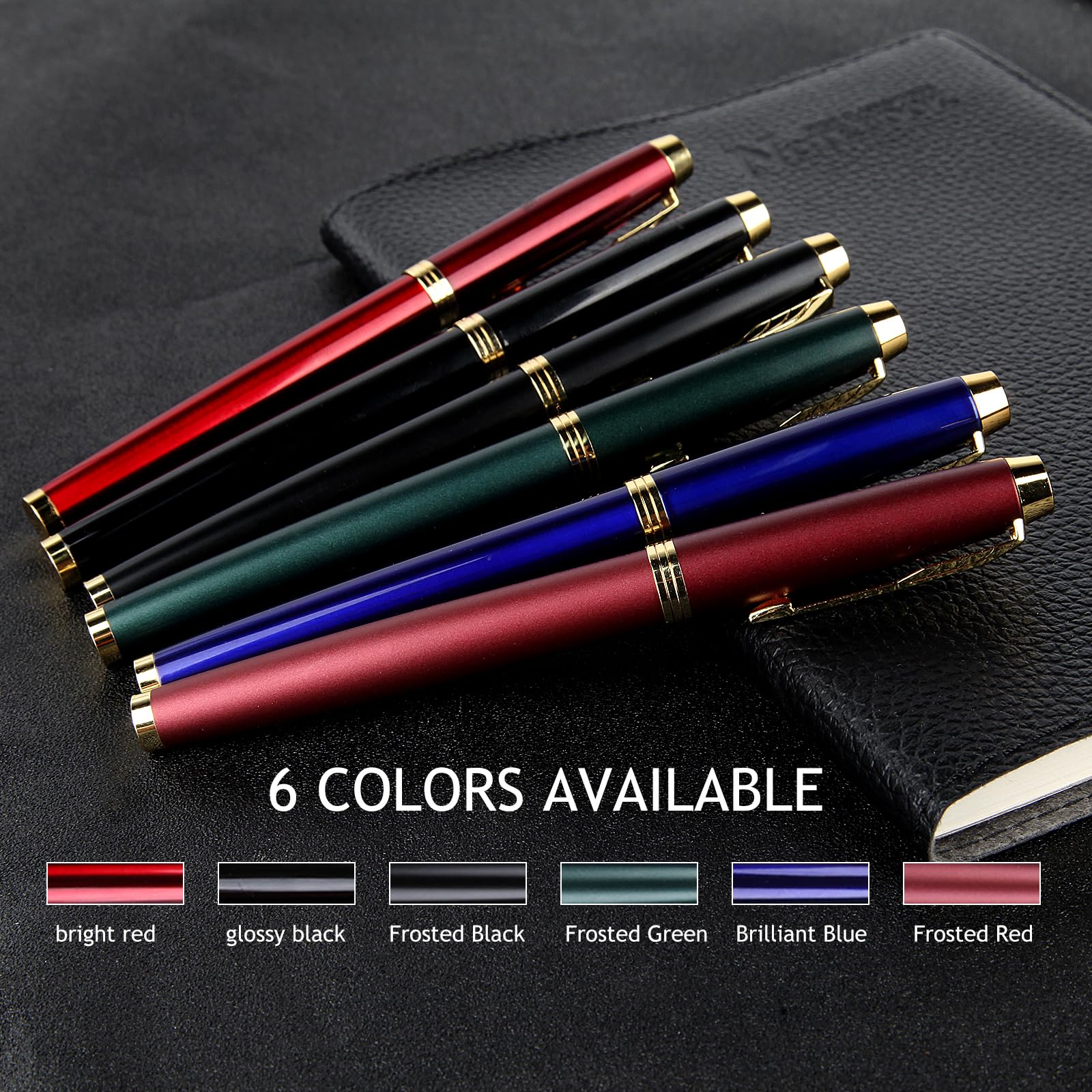 Zalantan Fountain Pen, luxury Fine point smooth writing pens for journaling fancy pen with Gift