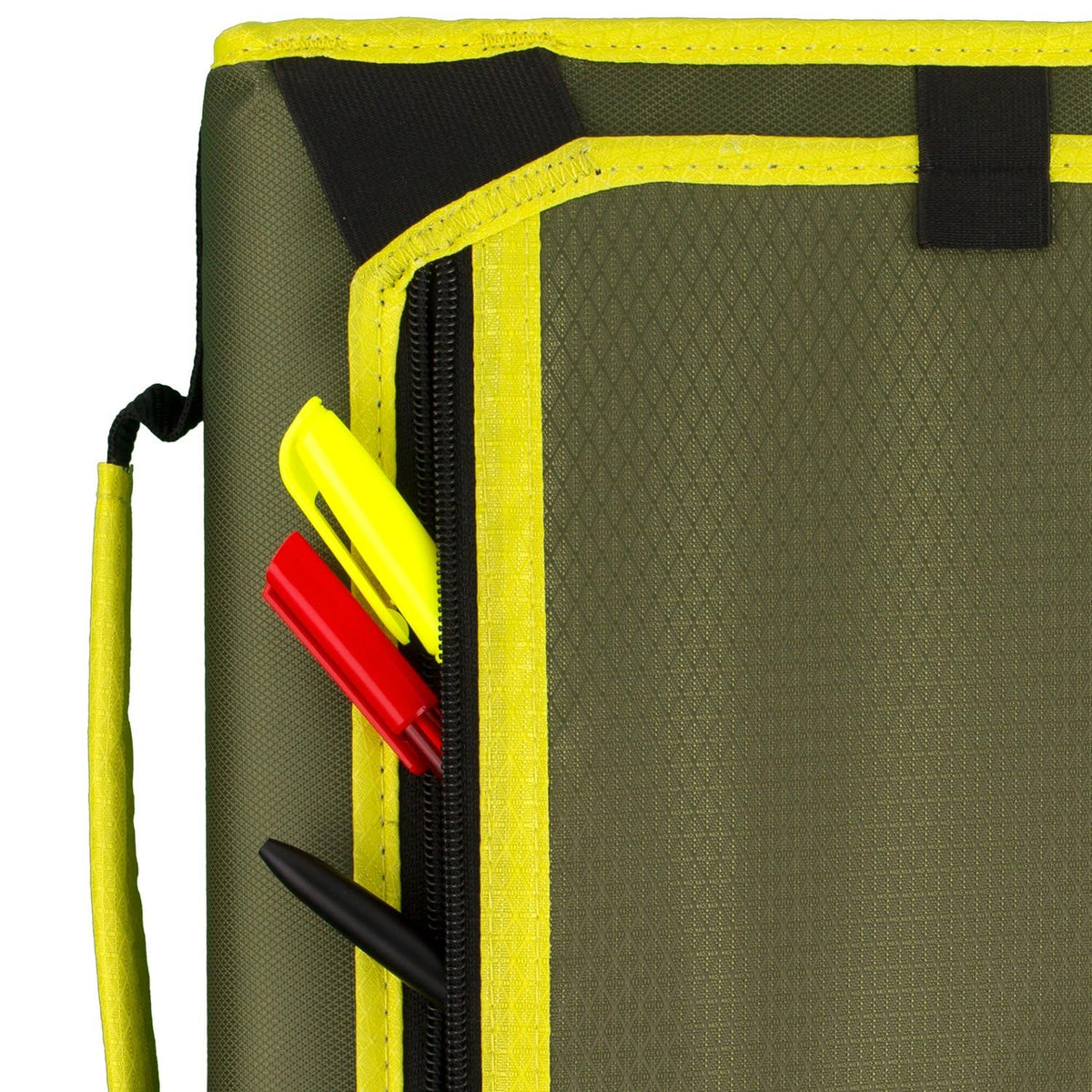 Five Star Zipper Binder, 2 Inch 3-Ring Binder with Round Rings, Expansion Panel and 5-Tab Expanding