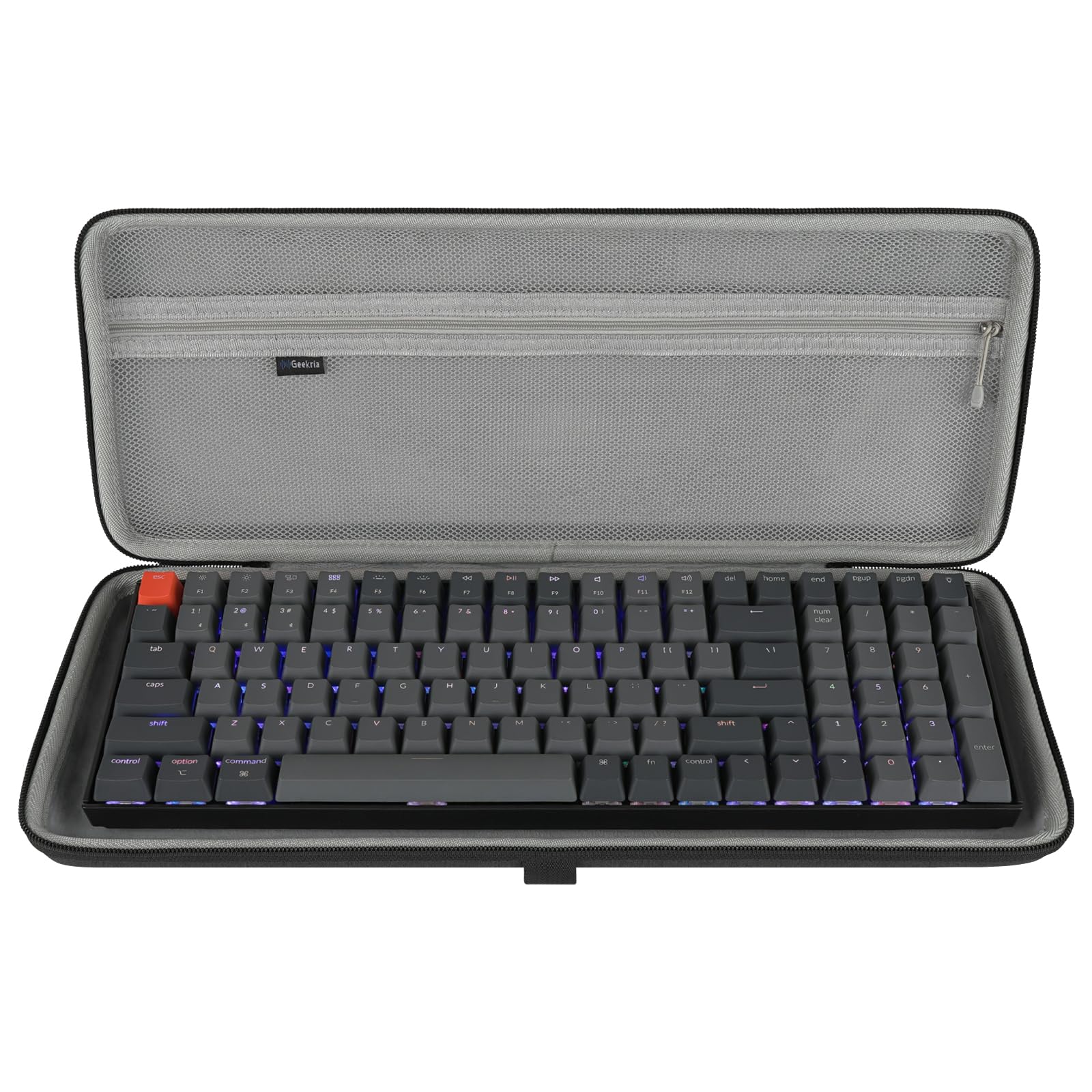 Geekria 90%-96% Keyboard Case, Compatible with Keychron K4 / K4 HE, RK Royal KLUDGE RK96 / RK100