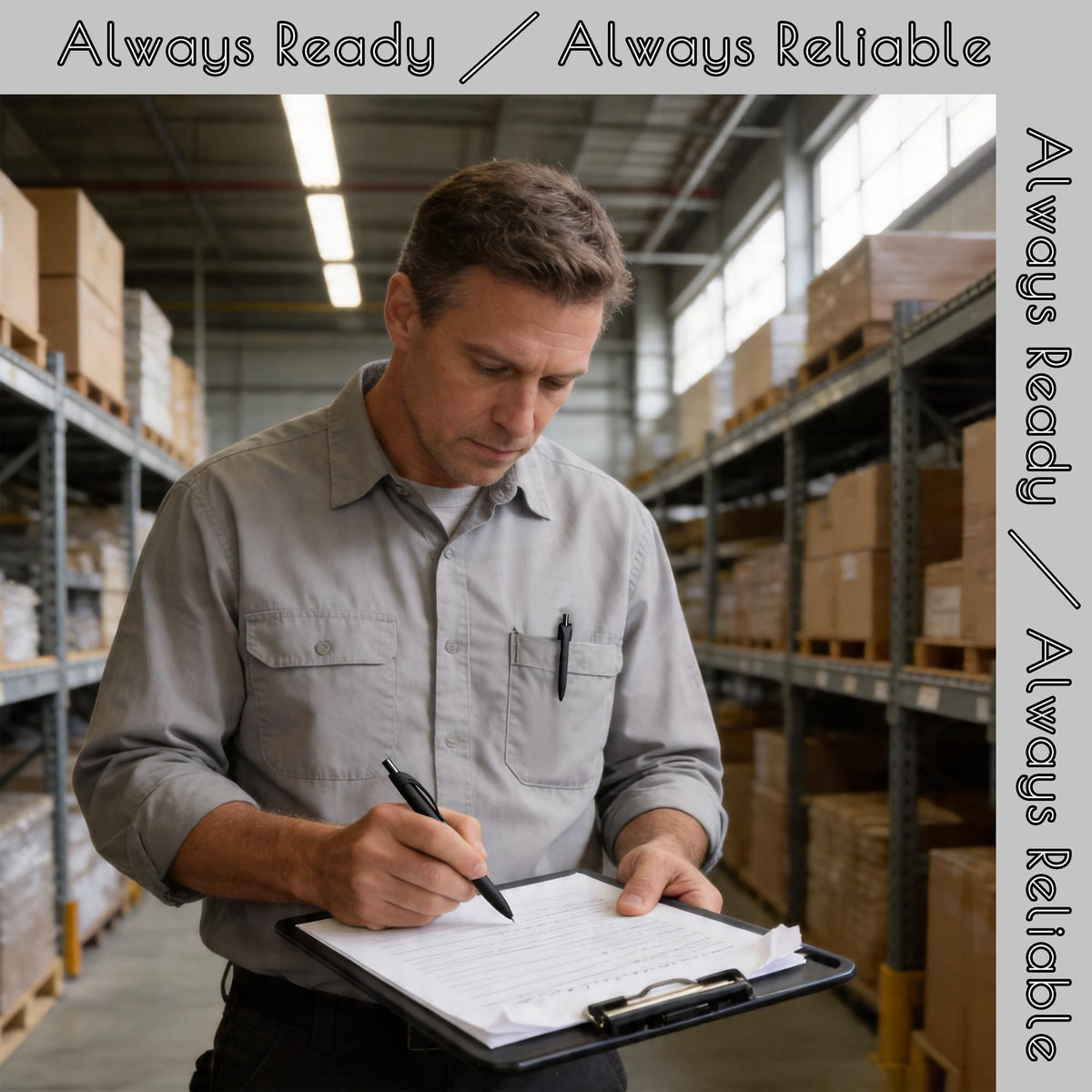 deegtran Pens Bulk, 50 Pack No Bleed Black Ink Click Pens, Wholesale Retractable Ballpoint Pens
