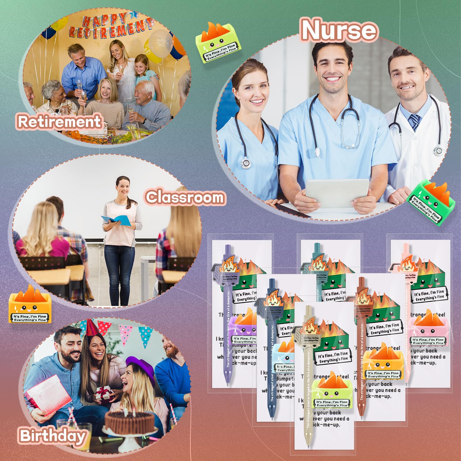 TecUnite Dumpster 30 Sets Classroom Motivation Gifts Bulk