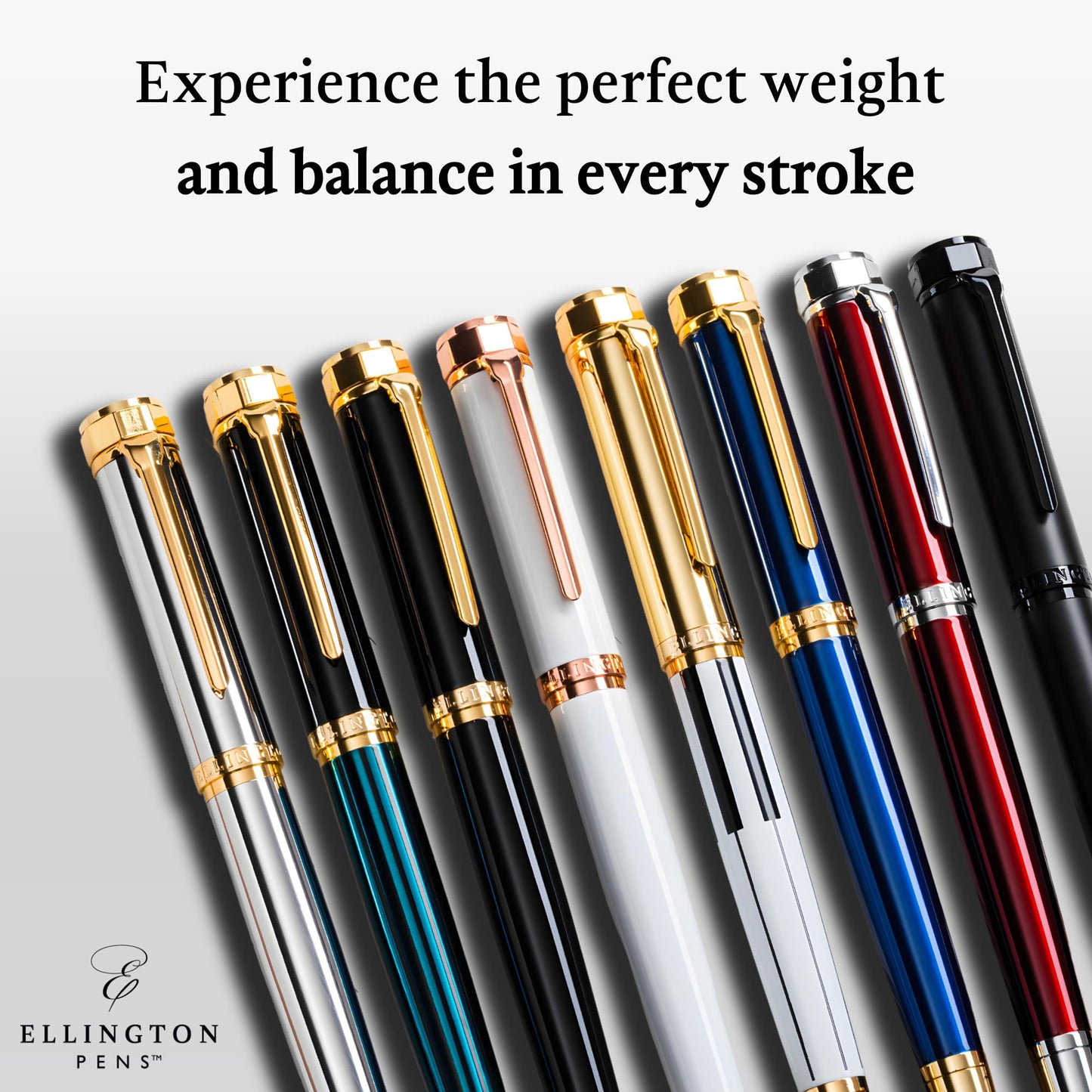 Luxury Fountain Pen Set for Writing, Refillable Ink Converter, Gift Box