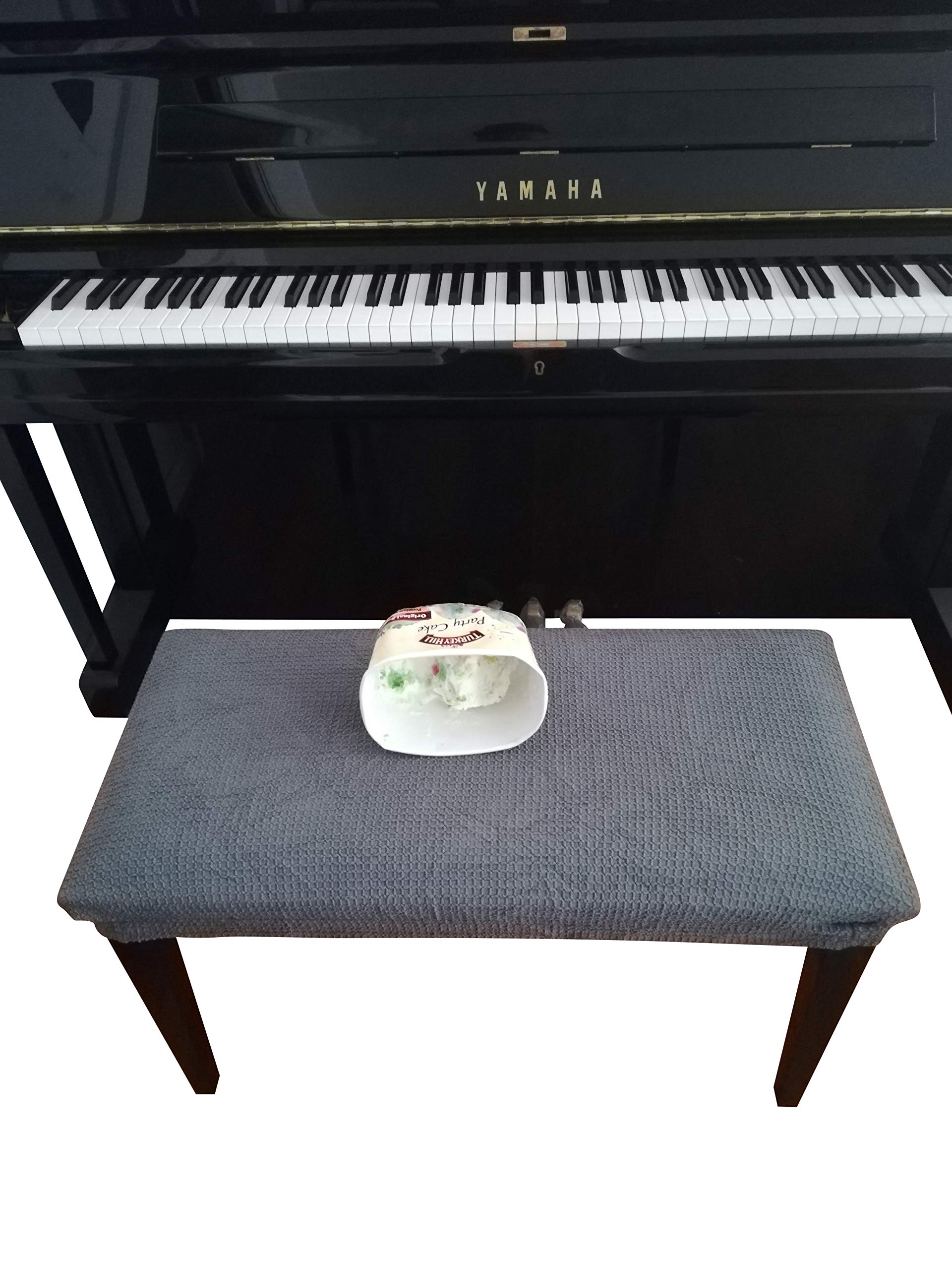 Qualitrusty Waterproof Piano Bench Cover - Perfect for Pets, Kids, Elderly, Weddings, Parties