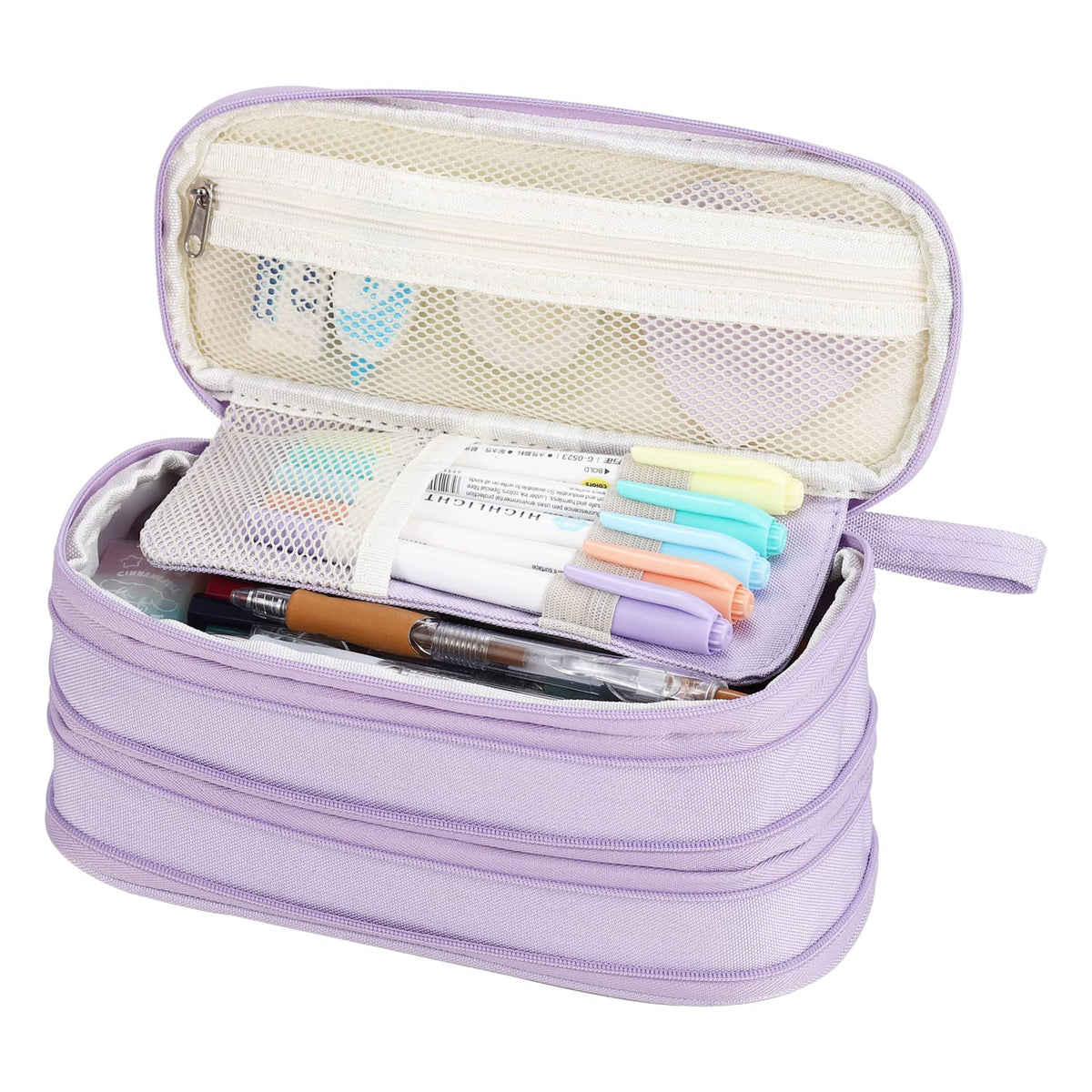 Large Pencil Case for School Zipper Pencil Pouch for Girls Teens Kids