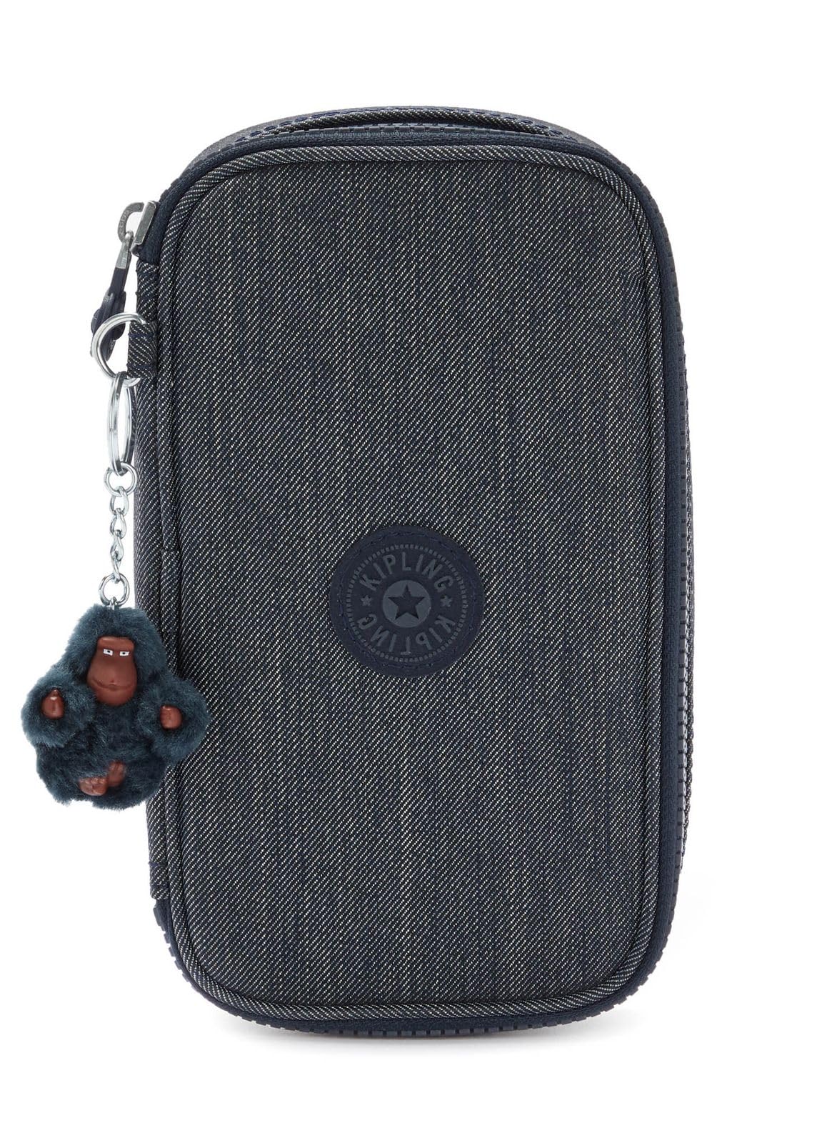 Kipling 50 PENS Medium pencase, Pouches, Cases, Blue (Marine Navy), One Size, 50 PENS