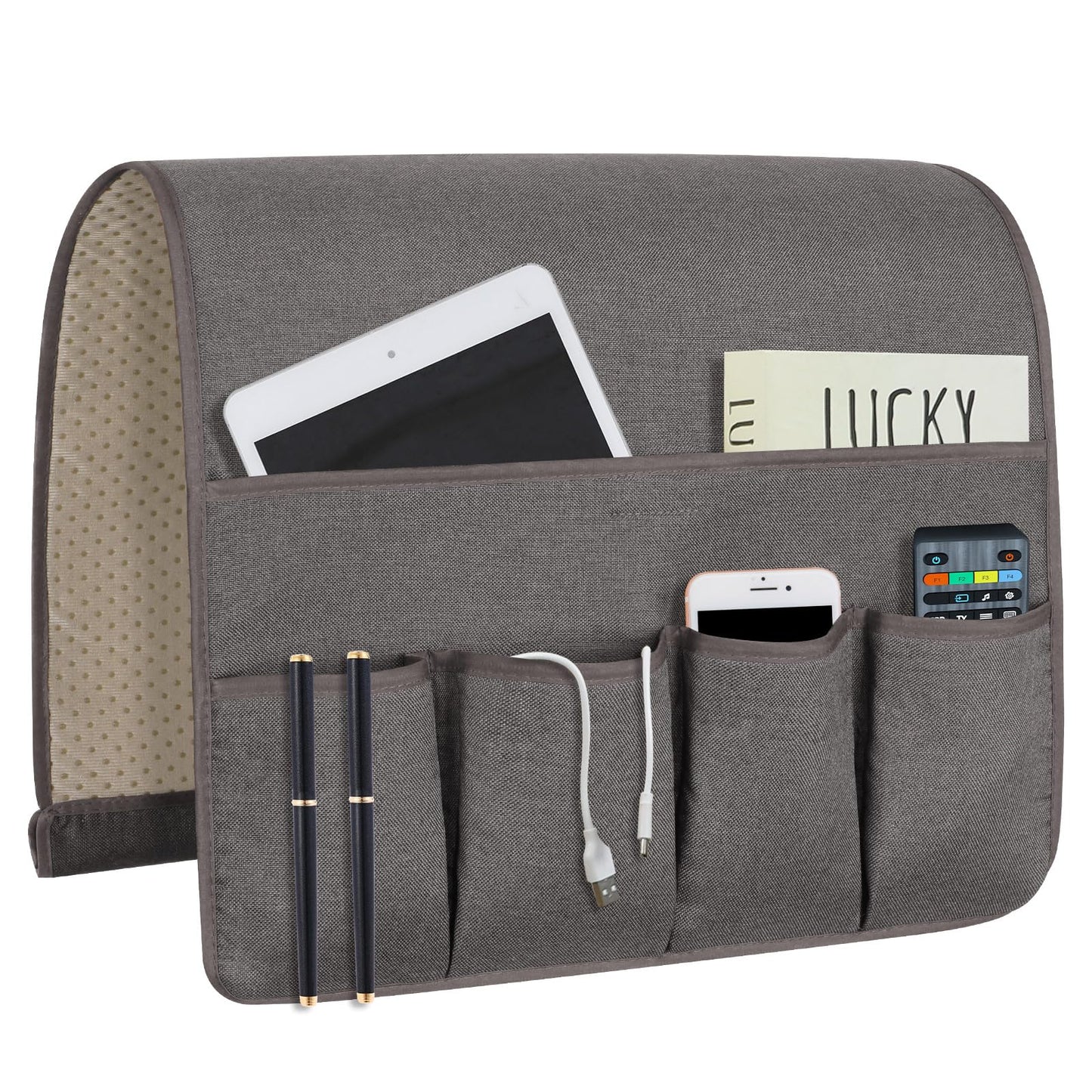 Remote Control Holders for Armchairs, Couch Caddy, Featuring Non-Slip Bases