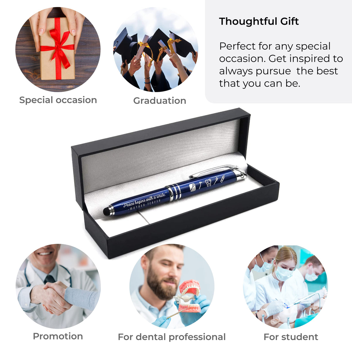 Inkstone Dentist & Nurse Appreciation Gifts – Personalized Inspirational Gifts for Women Educators