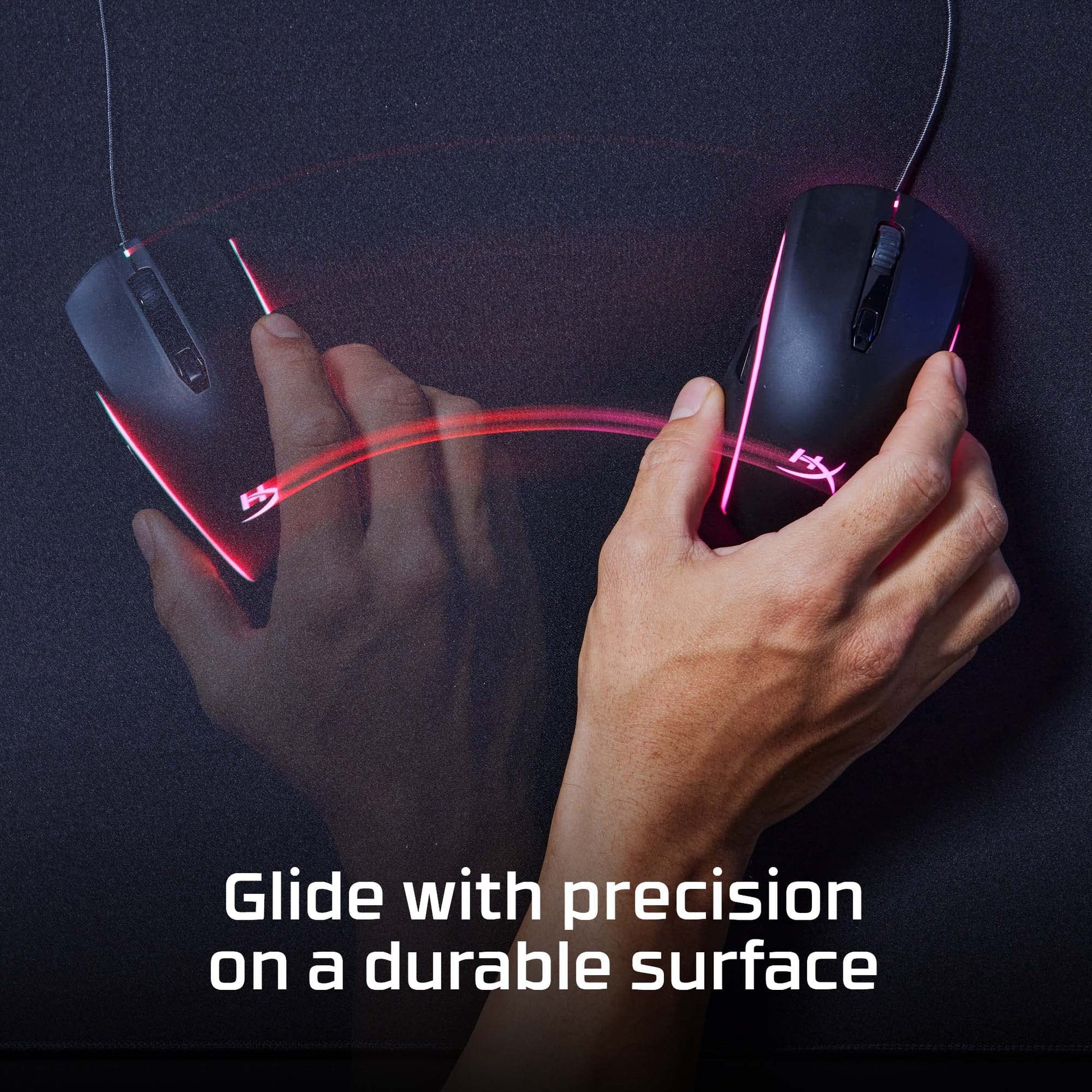 HyperX 4Z7X3AA Pulsefire Mat – Gaming Mouse Pad – Medium – Precise Cloth Surface – Antifray Flush