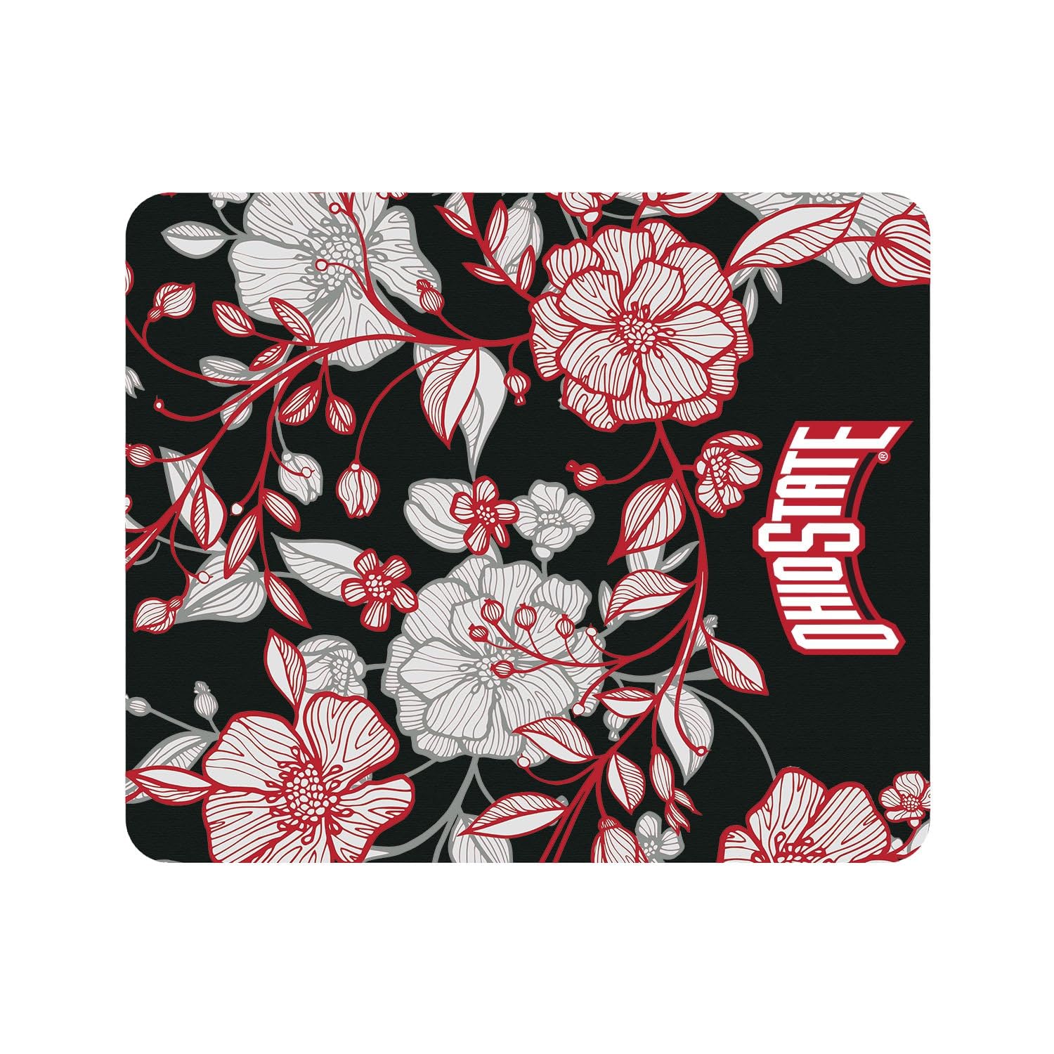 OTM Essentials Ohio State University Standard Fabric Mouse Pad, Desk Accessories, Standard Fabric