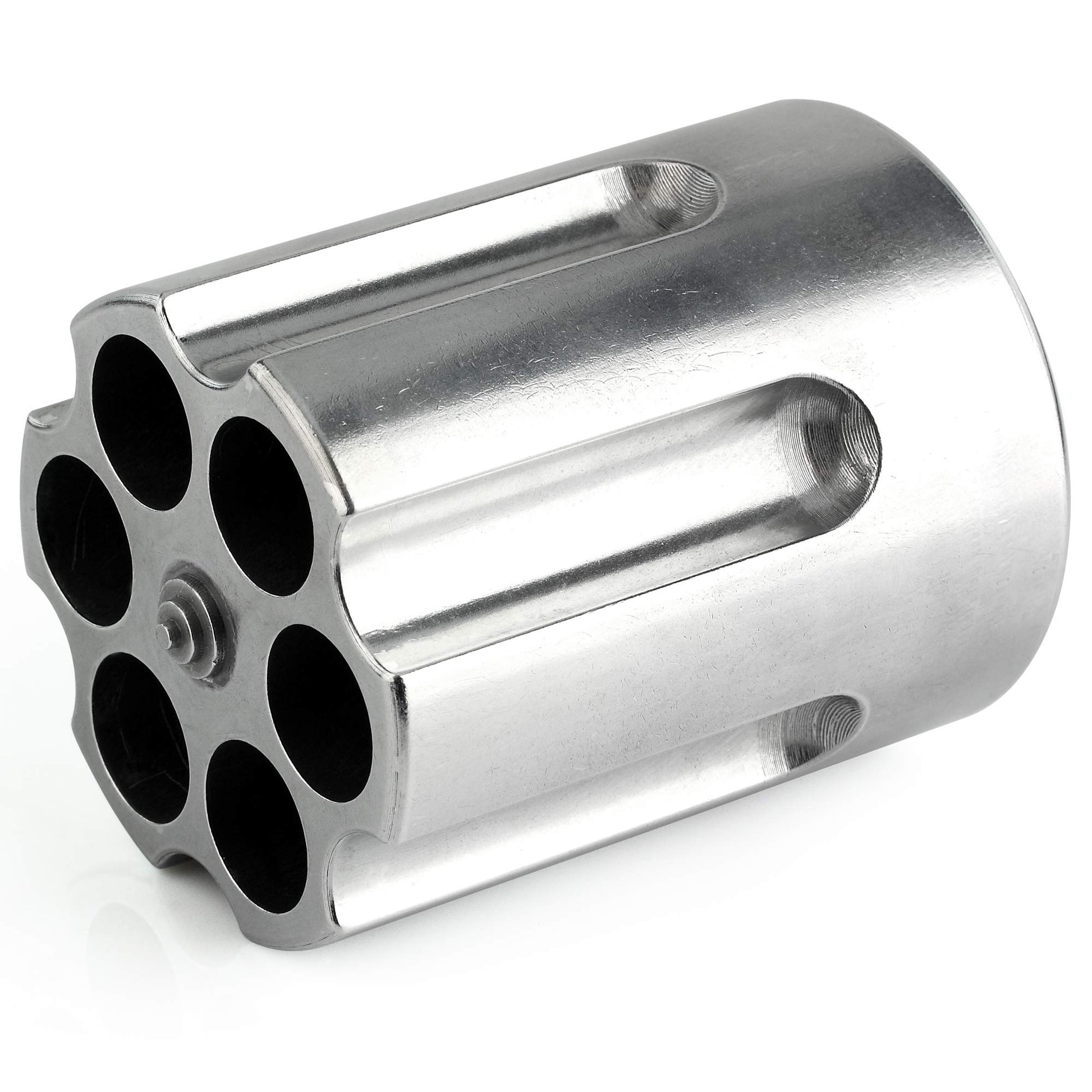Caliber Gourmet Revolver Pen Holder & Paper Weight, Cast Aluminum Office Gift – Cool Pencil Holder