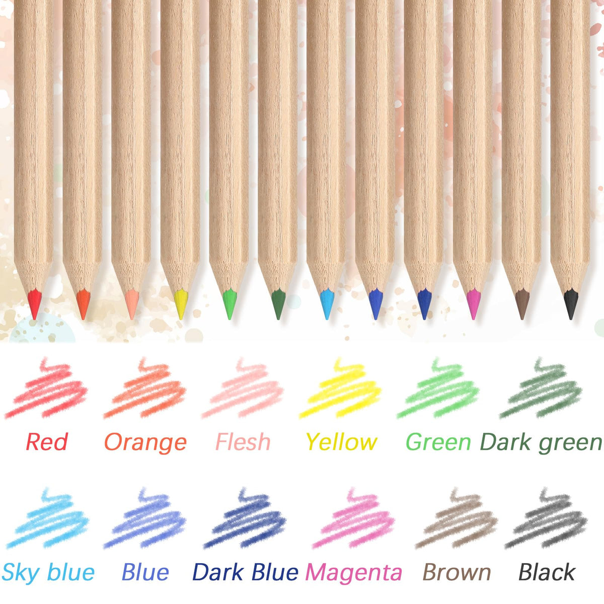 Sinload 72 Set Mini Colored Pencil Bulk for Kid 3.5 Inch Colored Pencils