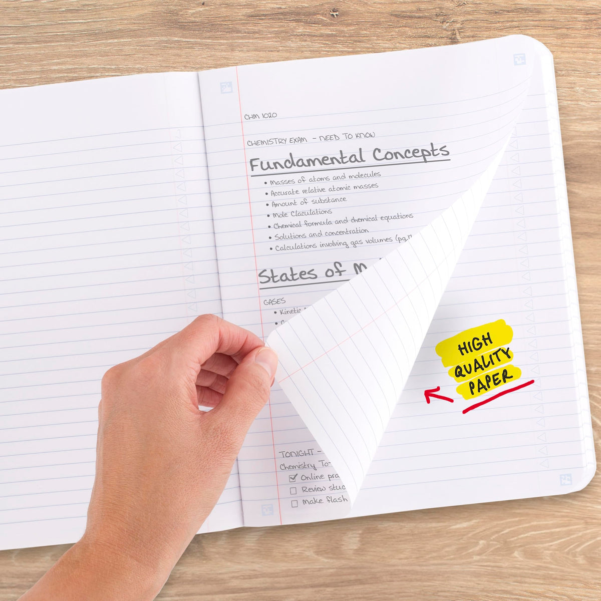 Five Star Composition Books + Study App, 6 Pack, College Ruled Paper, 9-3/4" x 7-1/2", 80 Sheets