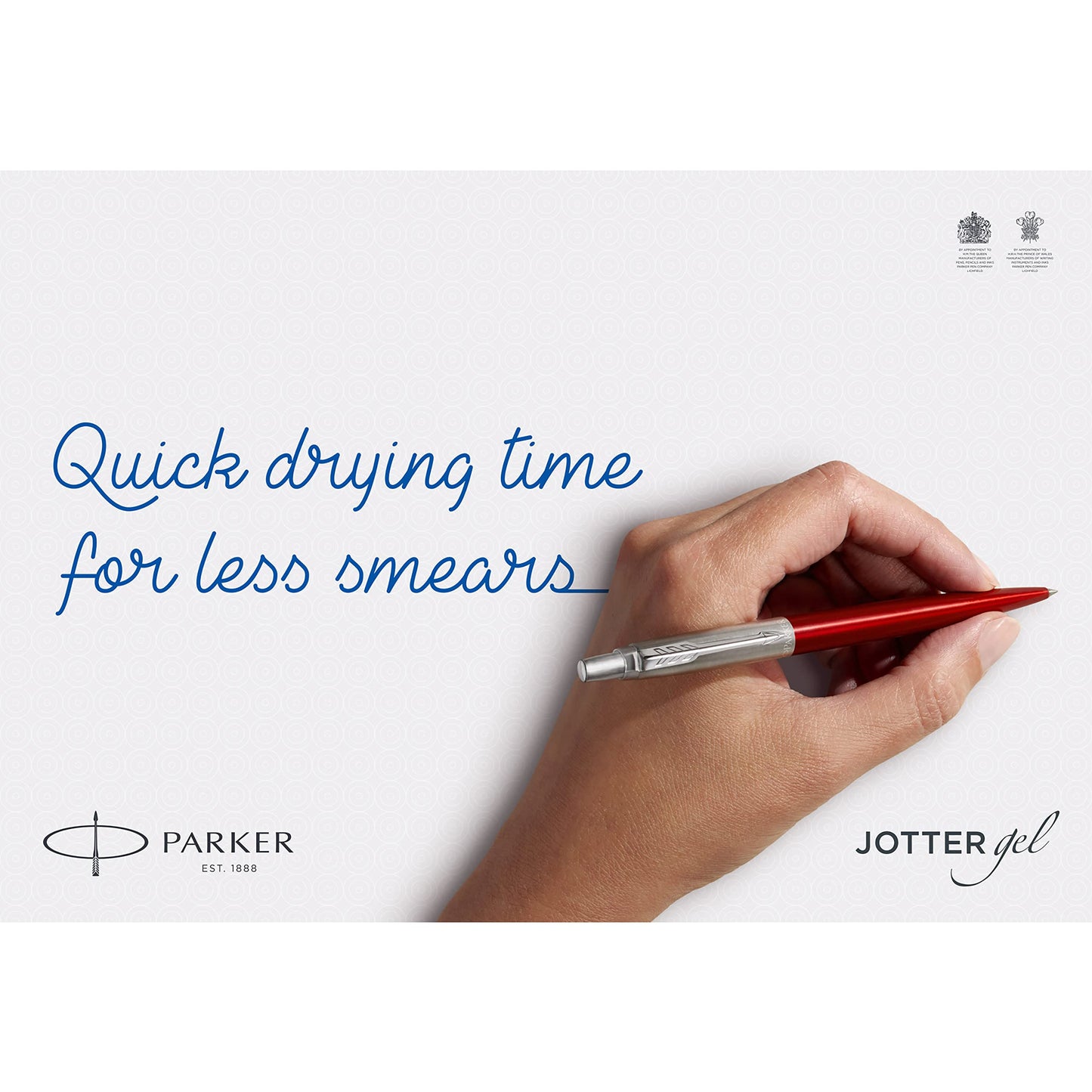 Parker Gel Pen Jotter (Stainless Steel with Chrome Parts, Middle Writing tip 0.7 mm, Gift Box)