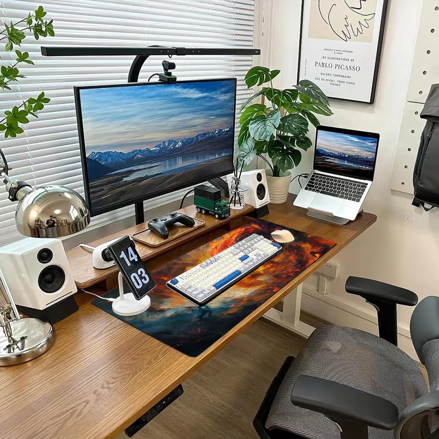 Gaming Mouse Pad Desk Pad XL Large Mouse Mat Keyboard Mat Office Desk Decor AccessoriesKeyboard Mat