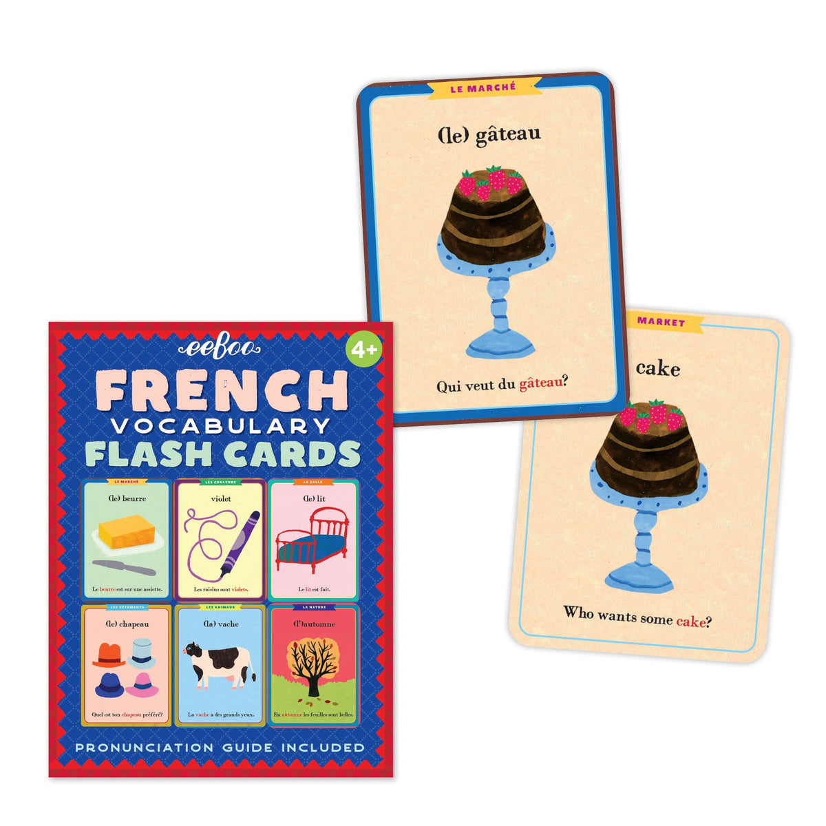 eeBoo: French Vocabulary Flash Cards, Learn French, Imaginative Problem Solving, Educational Games
