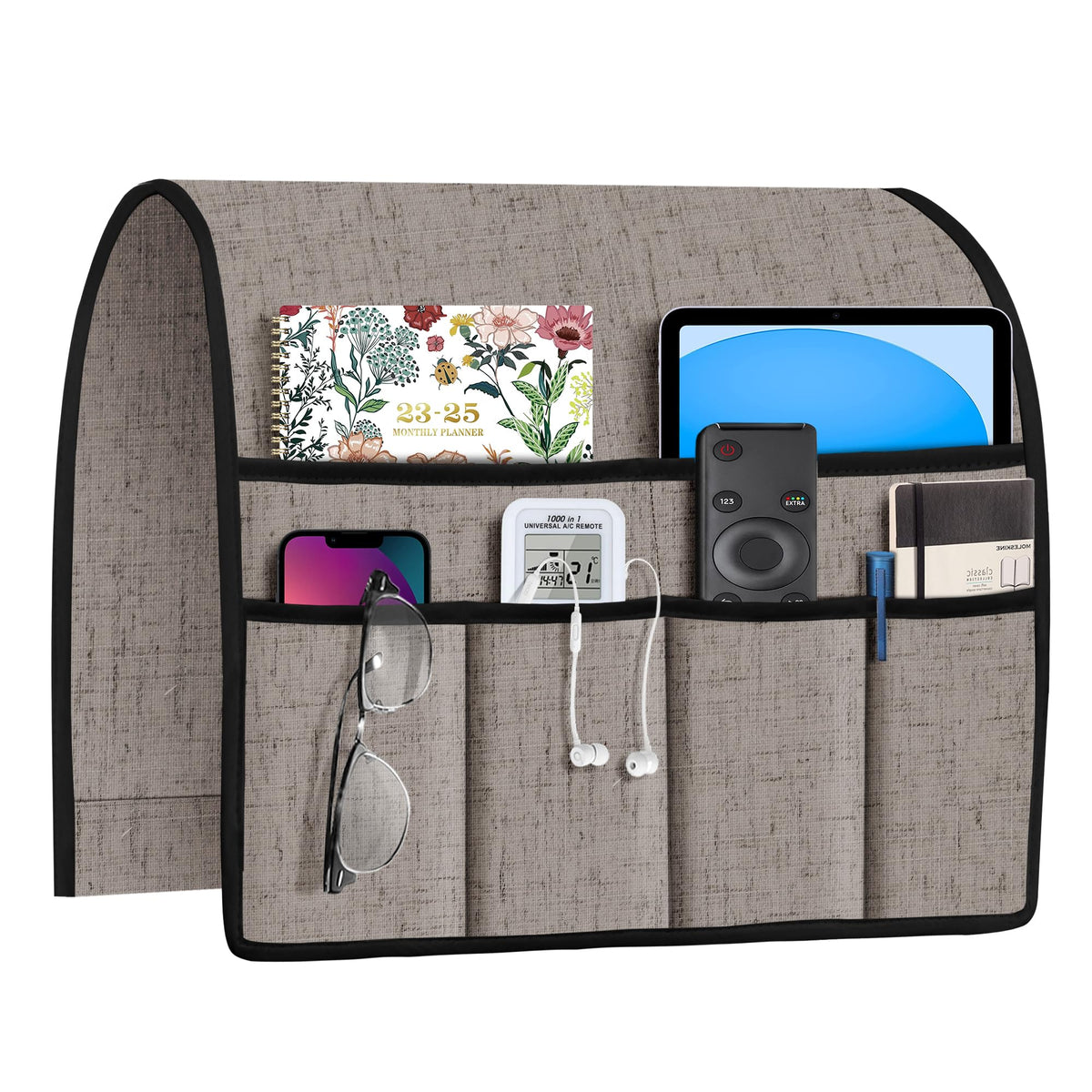 Joywell Remote Control Holder Armchair Caddy Armrest Organizer Moonbeam