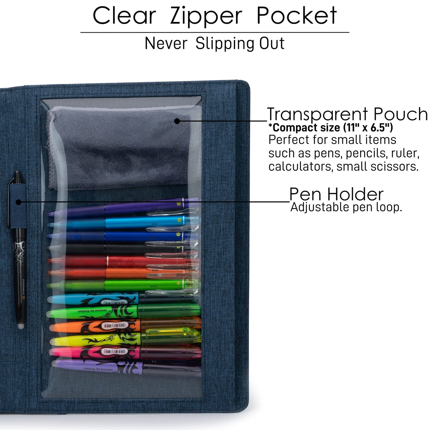 Kaitiaki Folio Cover Compatible with Rocketbook Fusion, Panda, Everlast, Waterproof Fabric, Multi