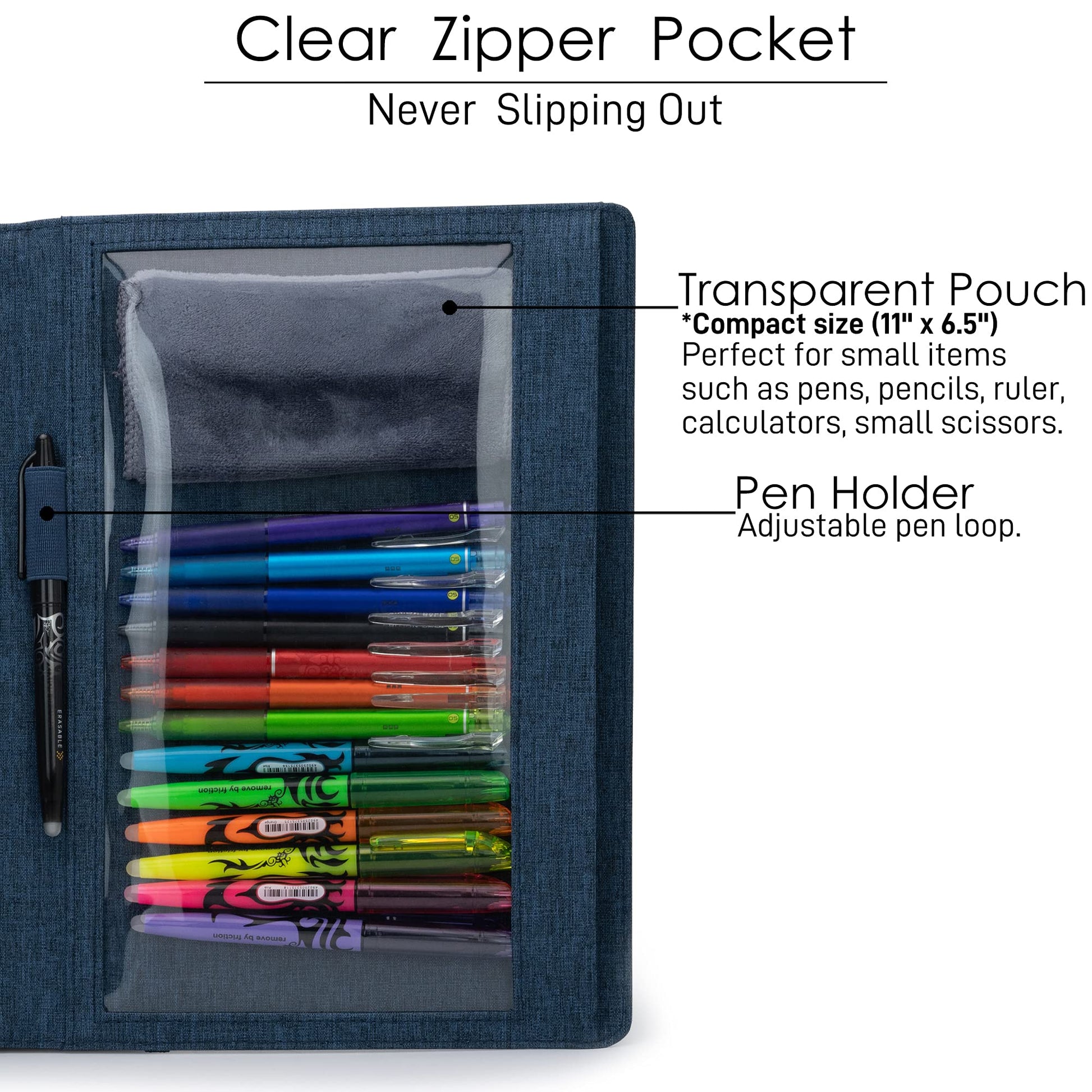 Kaitiaki Folio Cover Compatible with Rocketbook Fusion, Panda, Everlast, Waterproof Fabric, Multi