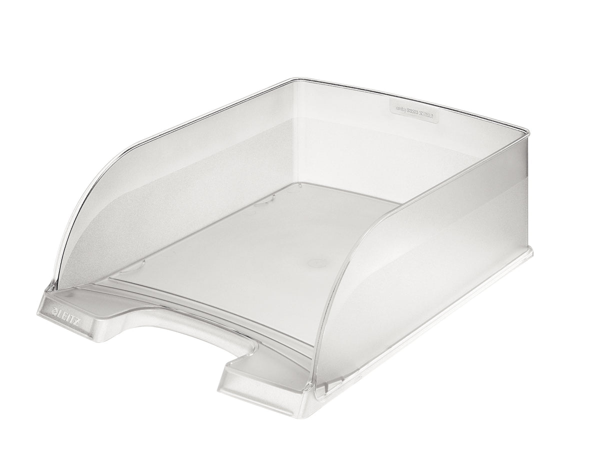 Leitz A4 Letter Tray, Jumbo, Clear, Plus Range, 52330003
