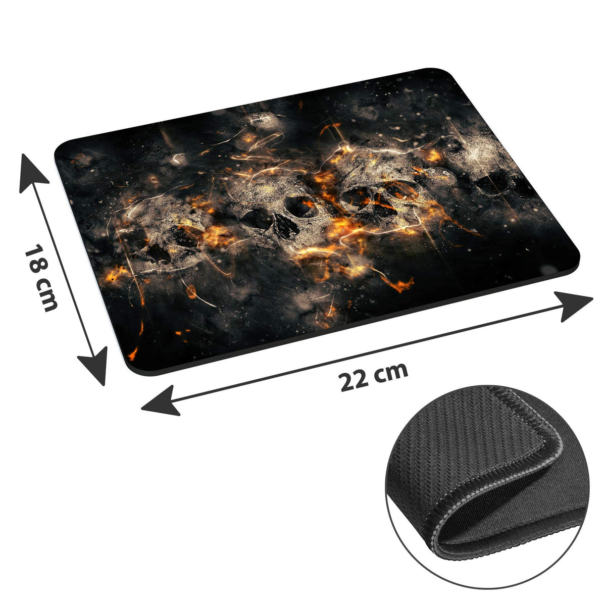 PEDEA 67007077 Design Mouse Mat Clear