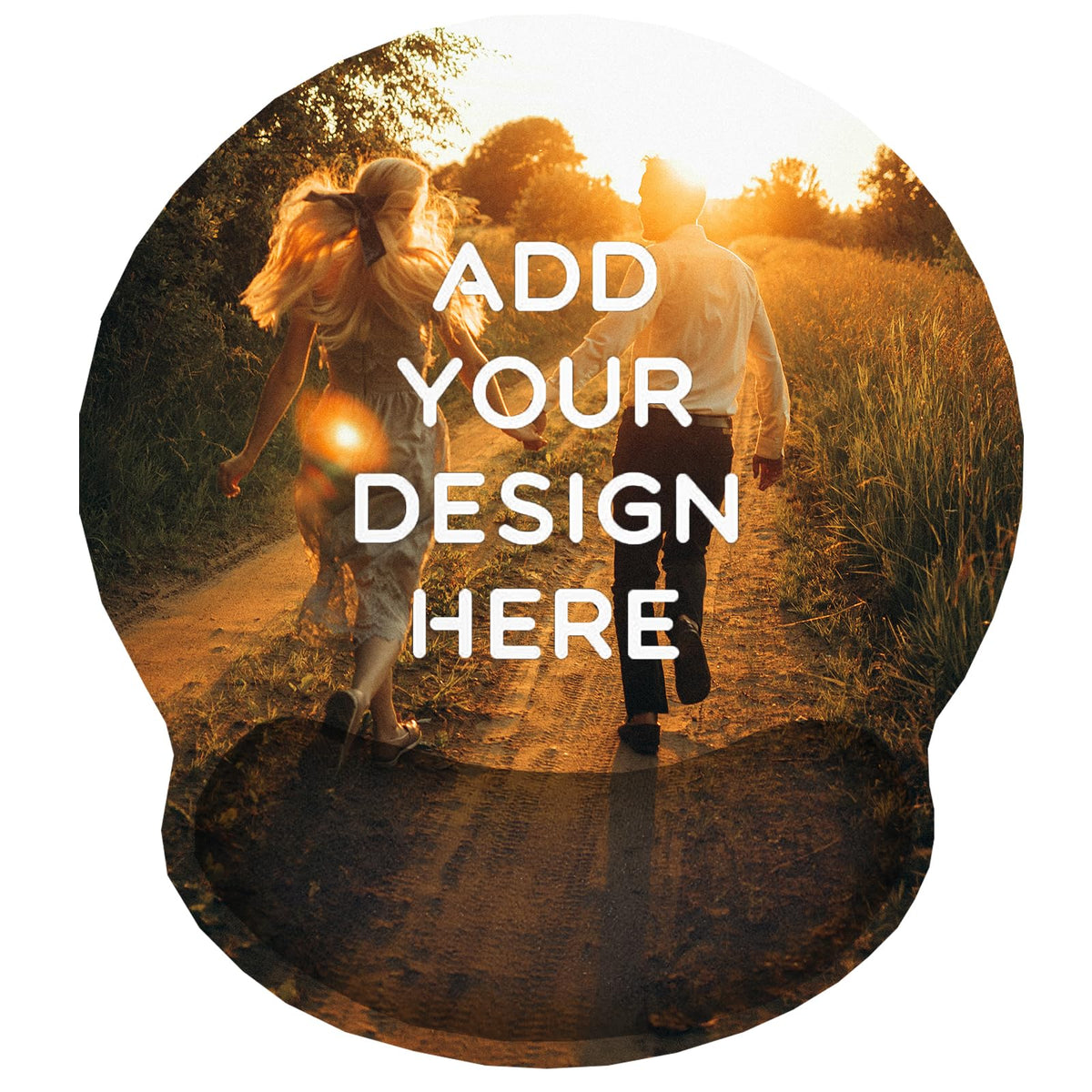 Custom Mouse Pad with Wrist Support，Ergonomic Personalized Mousepad,Add Personalized Photo & Text