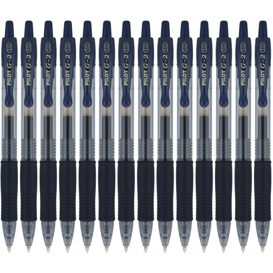 PILOT G2 Premium Gel Pens, Bold Point 1.0mm, Navy Ink, 14-Pack