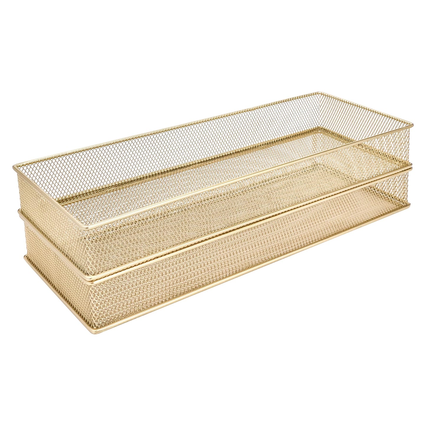 Annova Mesh Stackable Drawer Cabinet and Shelf Organizer Bins Storage Basket School Office Supply